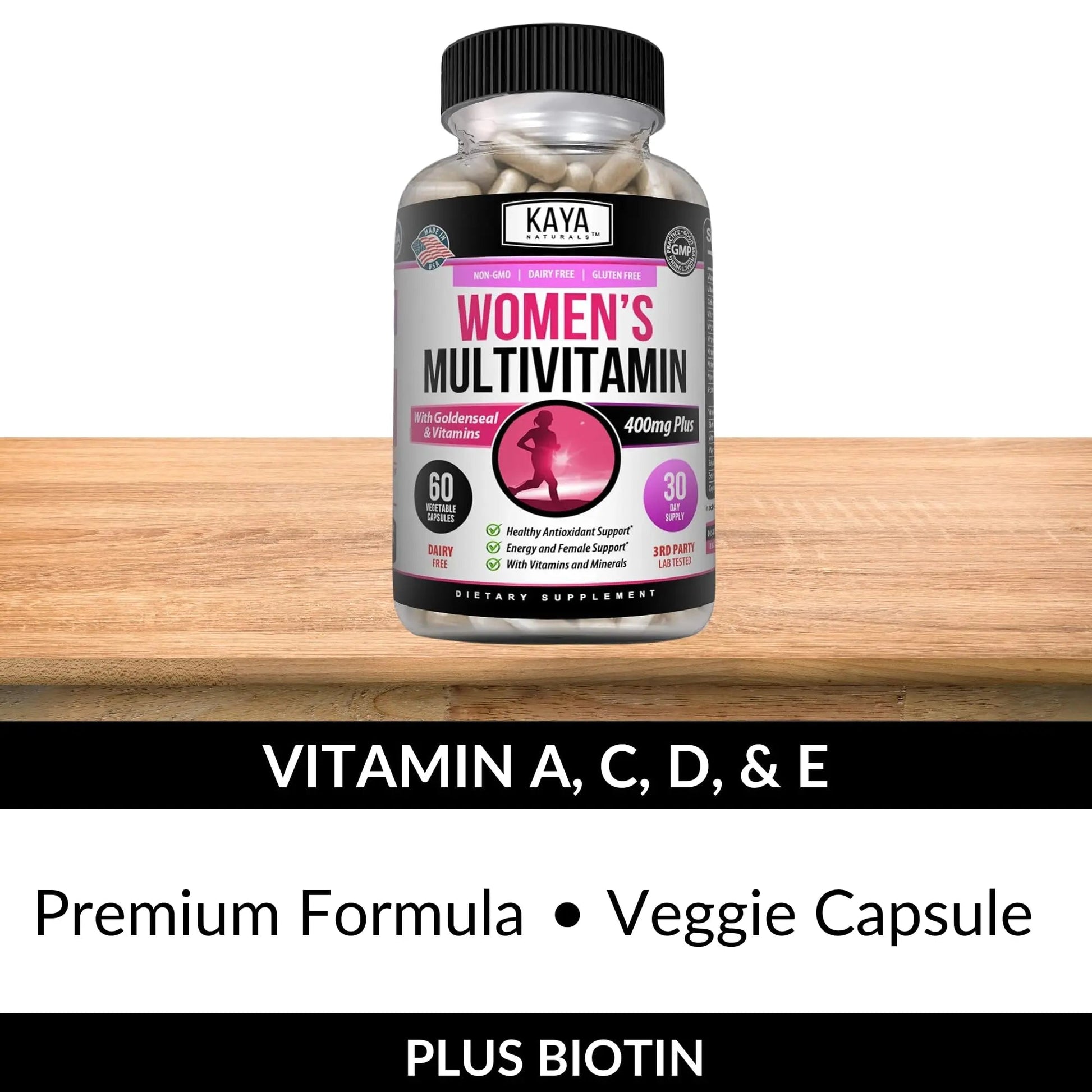 Kaya Naturals Women's Multivitamin, Overall Healthy Antioxidant, and Immune Support, Vitamins A, D, C, E, Biotin Kaya Naturals uk supplements