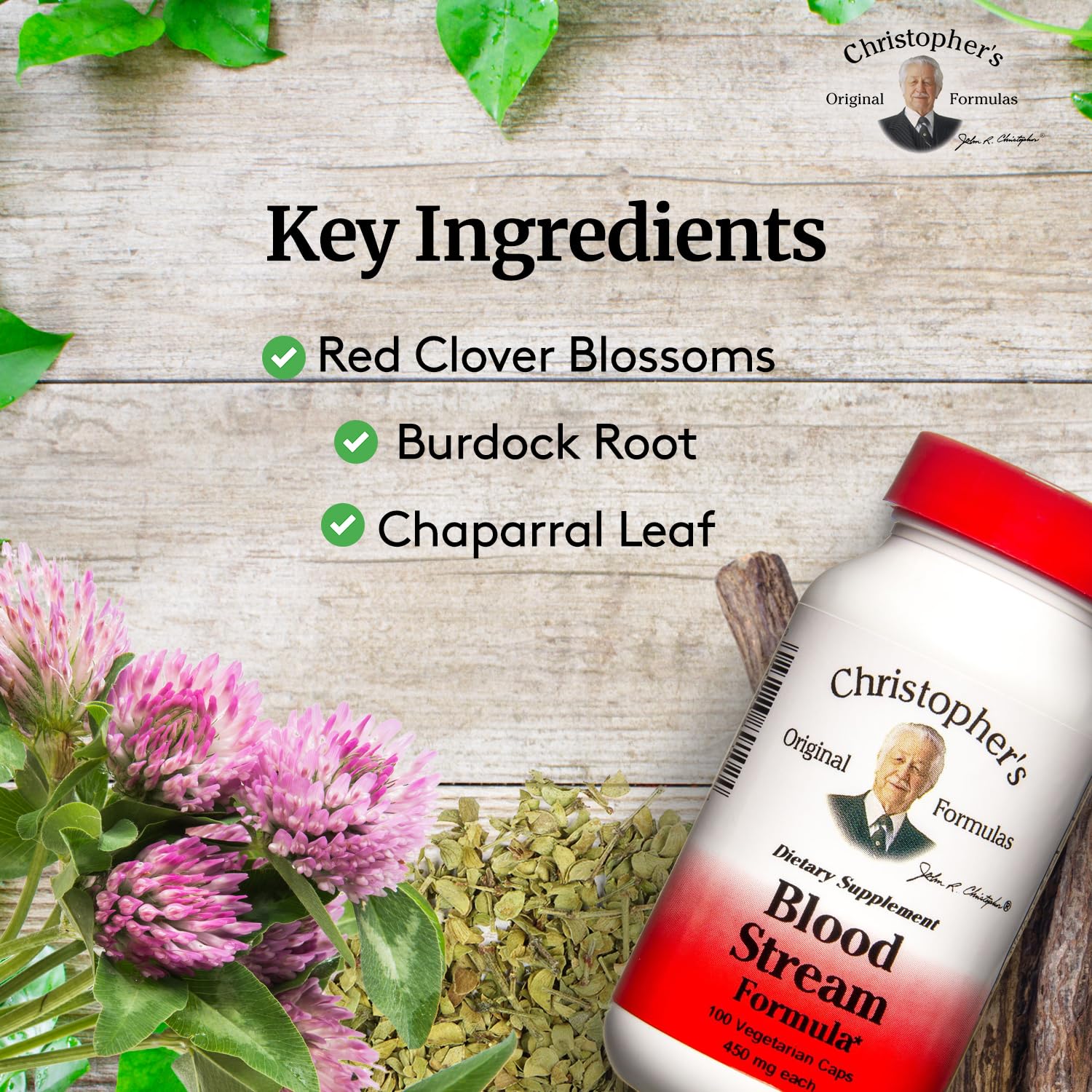 DR. CHRISTOPHER'S Formulas Blood Stream Formula, 100 Cap Christopher's Original Formulas uk supplements