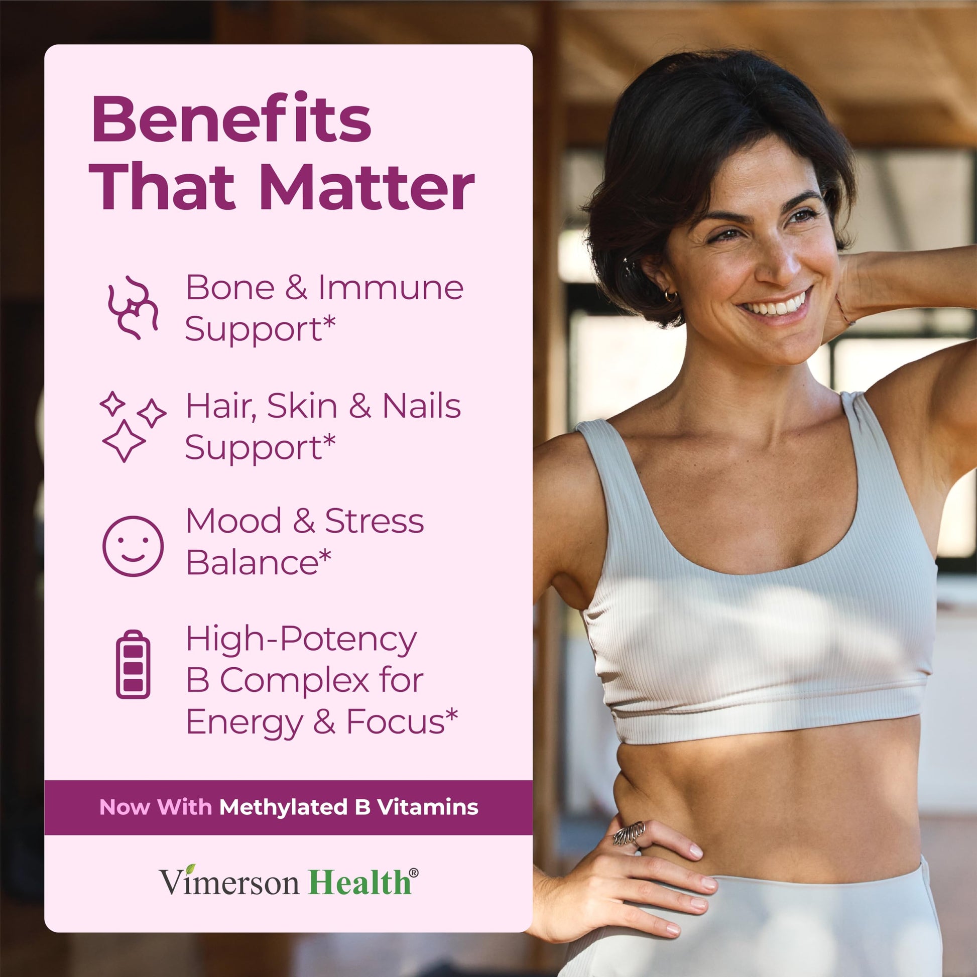 Multivitamin for Women – Methylated Womens Multivitamins & Multiminerals Capsules with Vitamin B12, A, D, C, Zinc, Magnesium Vimerson Health uk supplements