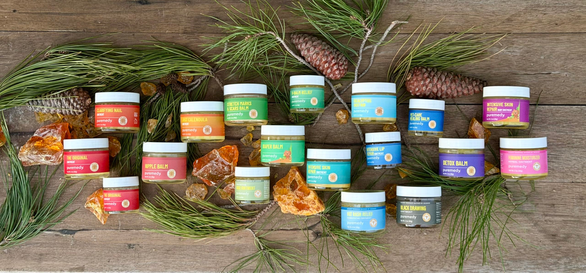 Puremedy - H-Relief Balm - All-Natural Salve for Bottom Lumps and Fissures, with Only Certified Organic or Wild Harvested Ingredients, 1 oz Puremedy uk supplements
