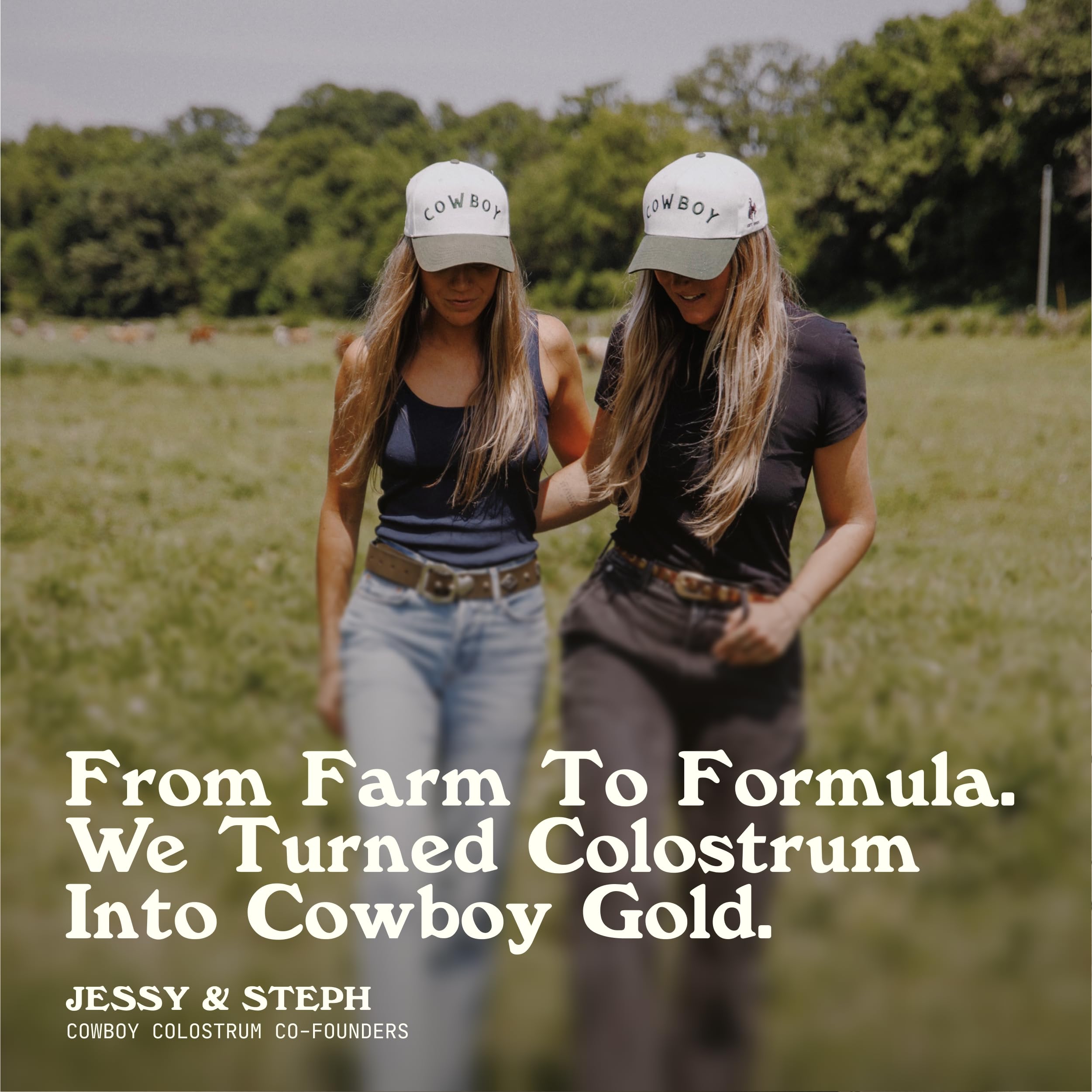 Cowboy - The Exclusive 1st Milking, Whole, Grass Fed Colostrum Supplement for Full Body Health - Bovine Colostrum Powder Packed w/Bioactive Nutrients - Sugar Free (Unflavored, 40 Servings) COWBOY COLOSTRUM uk supplements