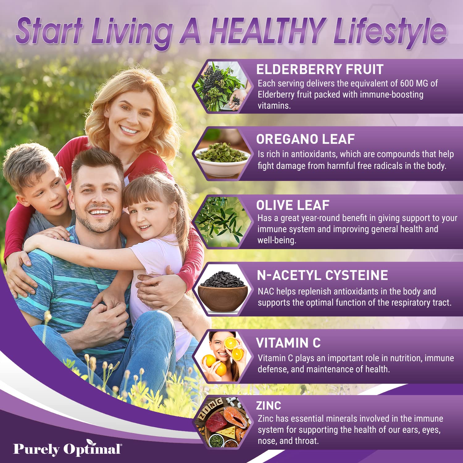 Purely Optimal Premium Black Elderberry Capsules - Sambucus Elderberry Pills for Adults Purely Optimal uk supplements