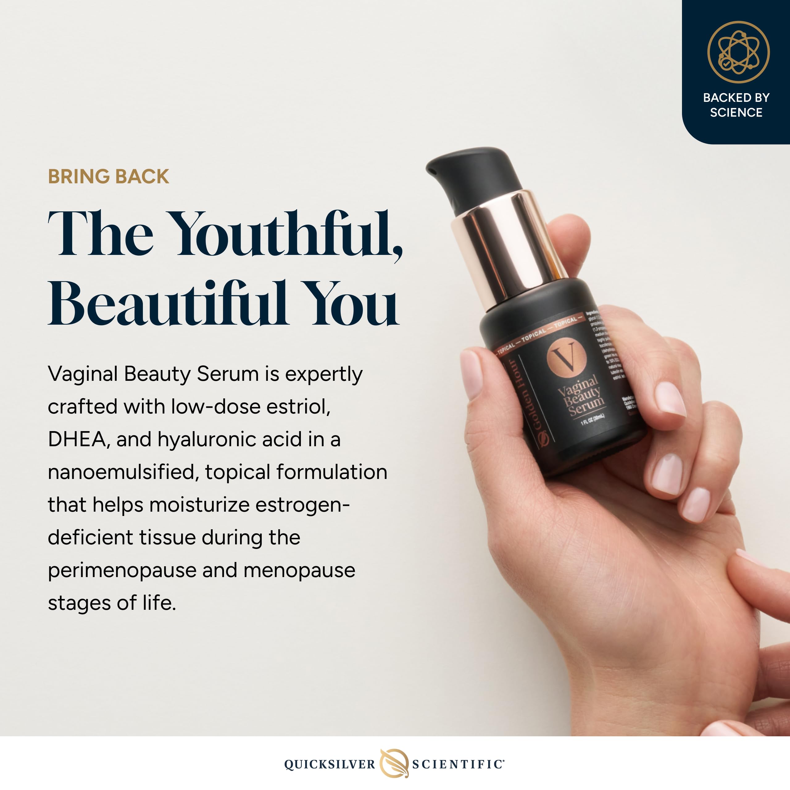 Quicksilver Scientific Vaginal Beauty Serum 1 fl oz (30ml) Quicksilver Scientific uk supplements