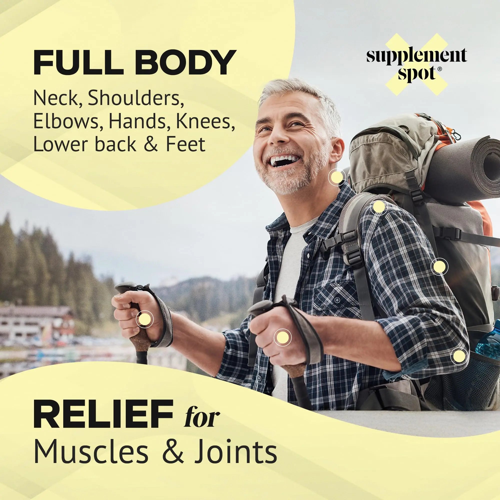 Supplement Spot Capsaicin Roll-On Cream 0.075% - Glucosamine Chondroitin MSM Gel with Bromelain – Joint & Muscle Care Bundle Supplement Spot uk supplements
