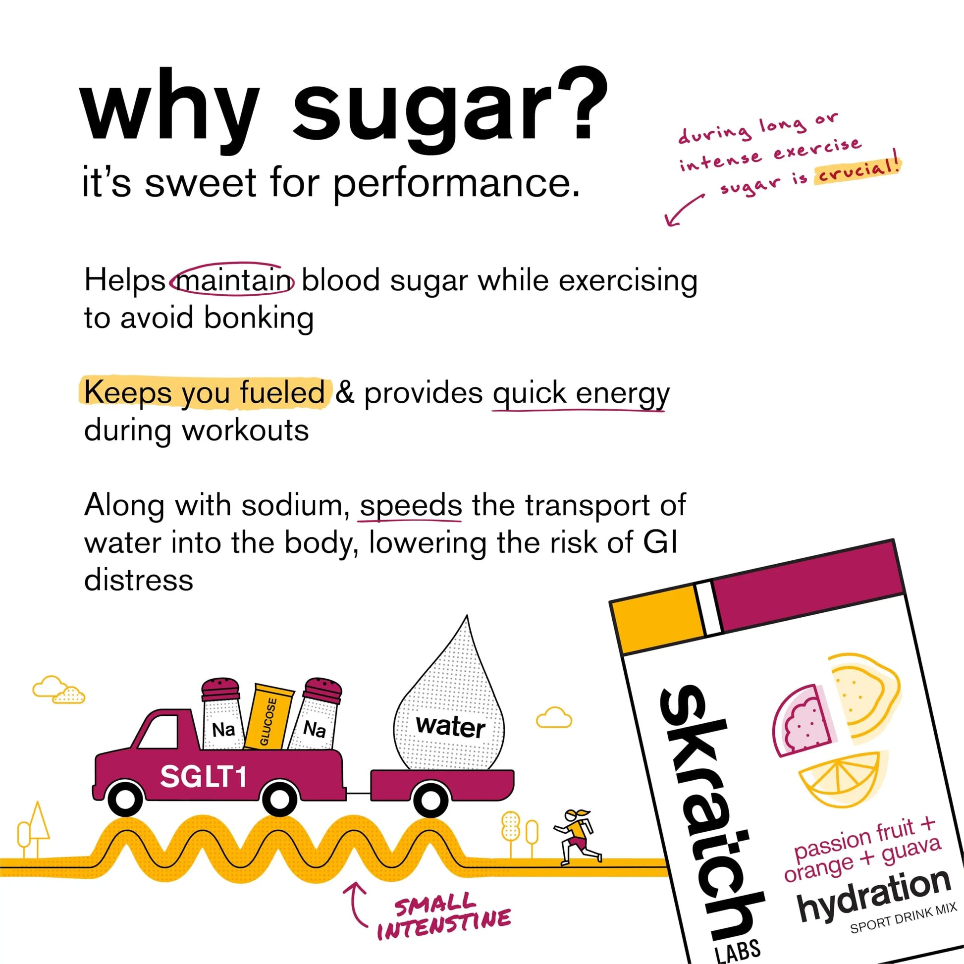 Skratch Labs Hydration Sports Drink Mix – Real‑Fruit Electrolyte Powder for Fast Hydration & Endurance | Passion Fruit Orange Guava | 20 Servings | Vegan, Skratch Labs uk supplements