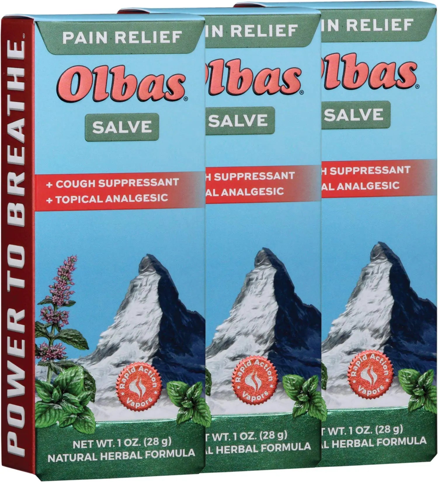 Analgesic Salve Tube 1 oz. (3 Pack) Olbas uk supplements