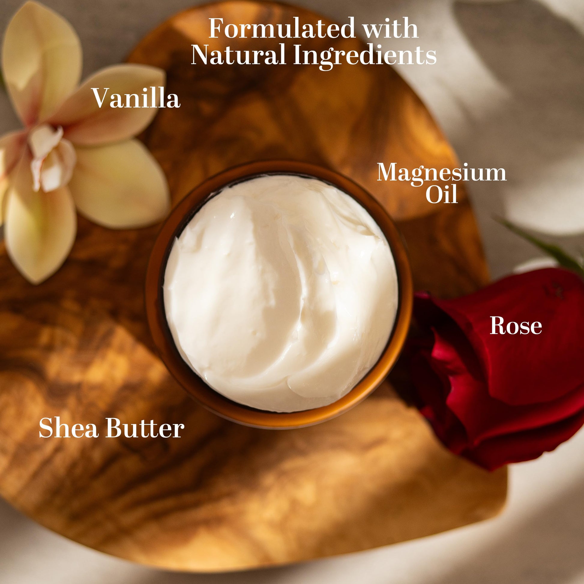 Better Shea Butter Magnesium Lotion for Women | Vanilla Rose | For Pregnancy, Kids & Babies | Relieves Muscle Tension & Leg Cramps | Organic & Natural Ingredients Better Shea Butter uk supplements
