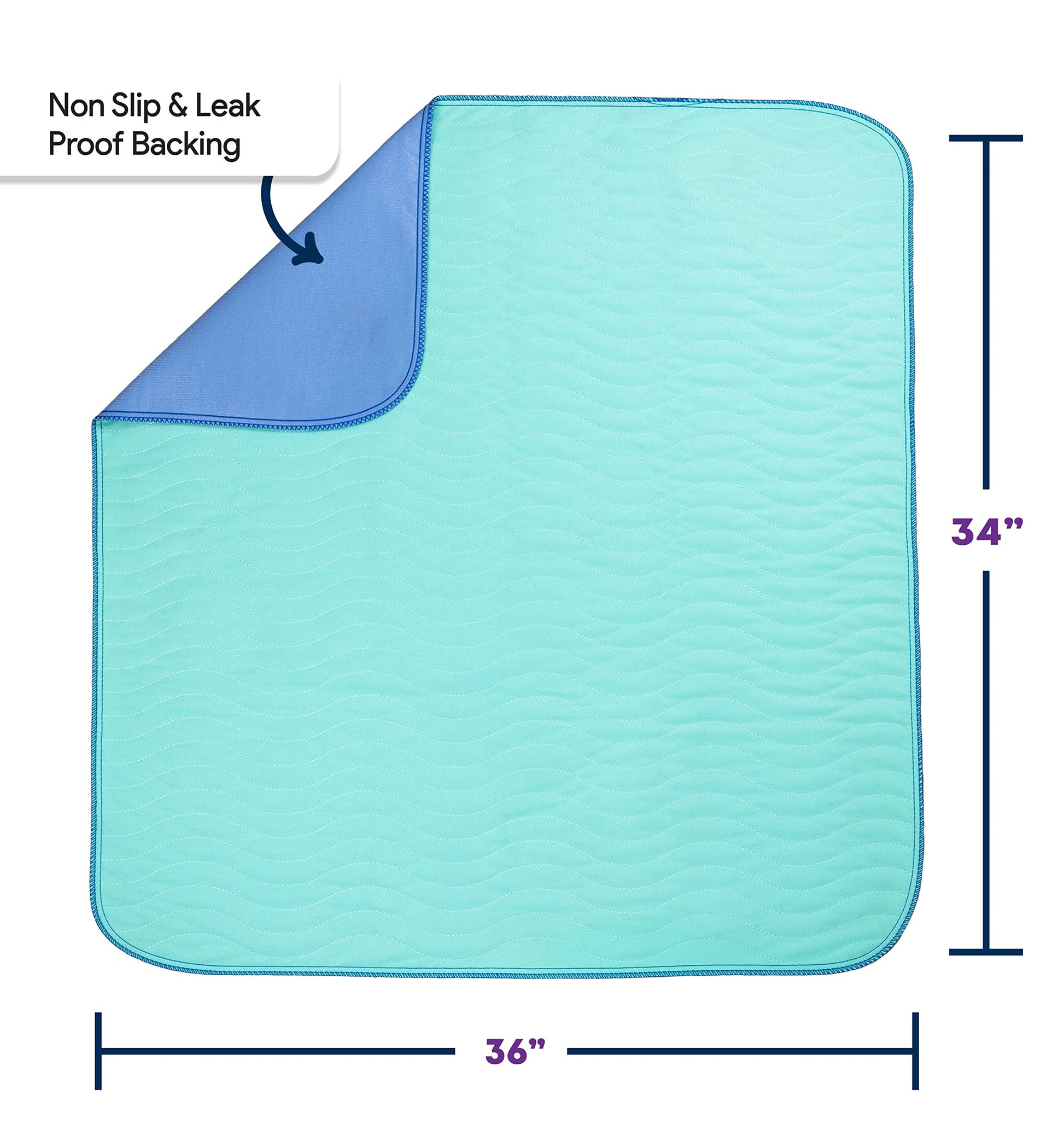 IMPROVIA® Washable Underpads 34" x 36" (Pack of 10) Heavy Absorbenc IMPROVIA uk supplements