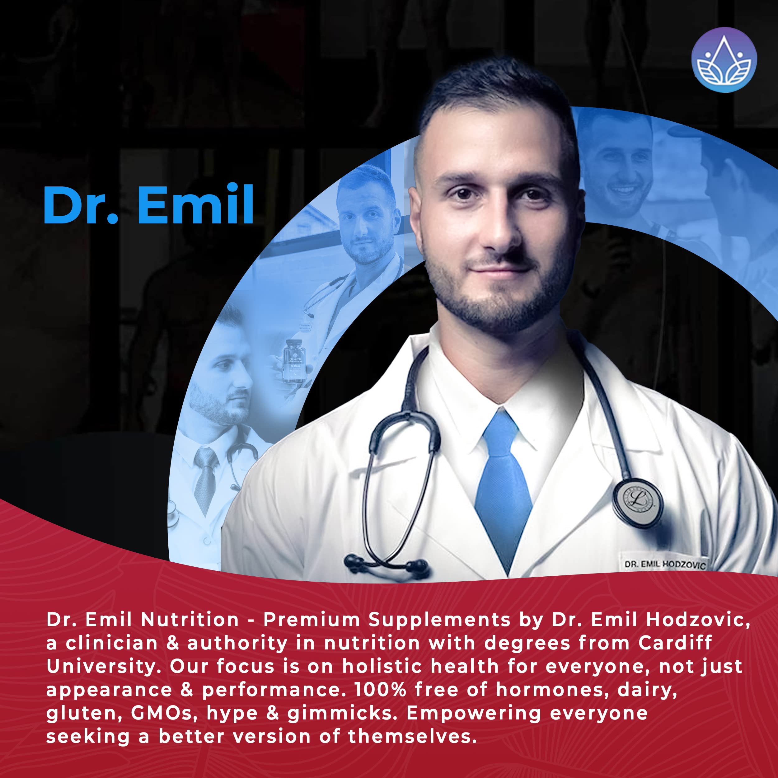 Dr. Emil Berberine 500mg Capsules - Berberine Supplement with Cinnamon, MTC Oil & Milk DR EMIL NUTRITION uk supplements