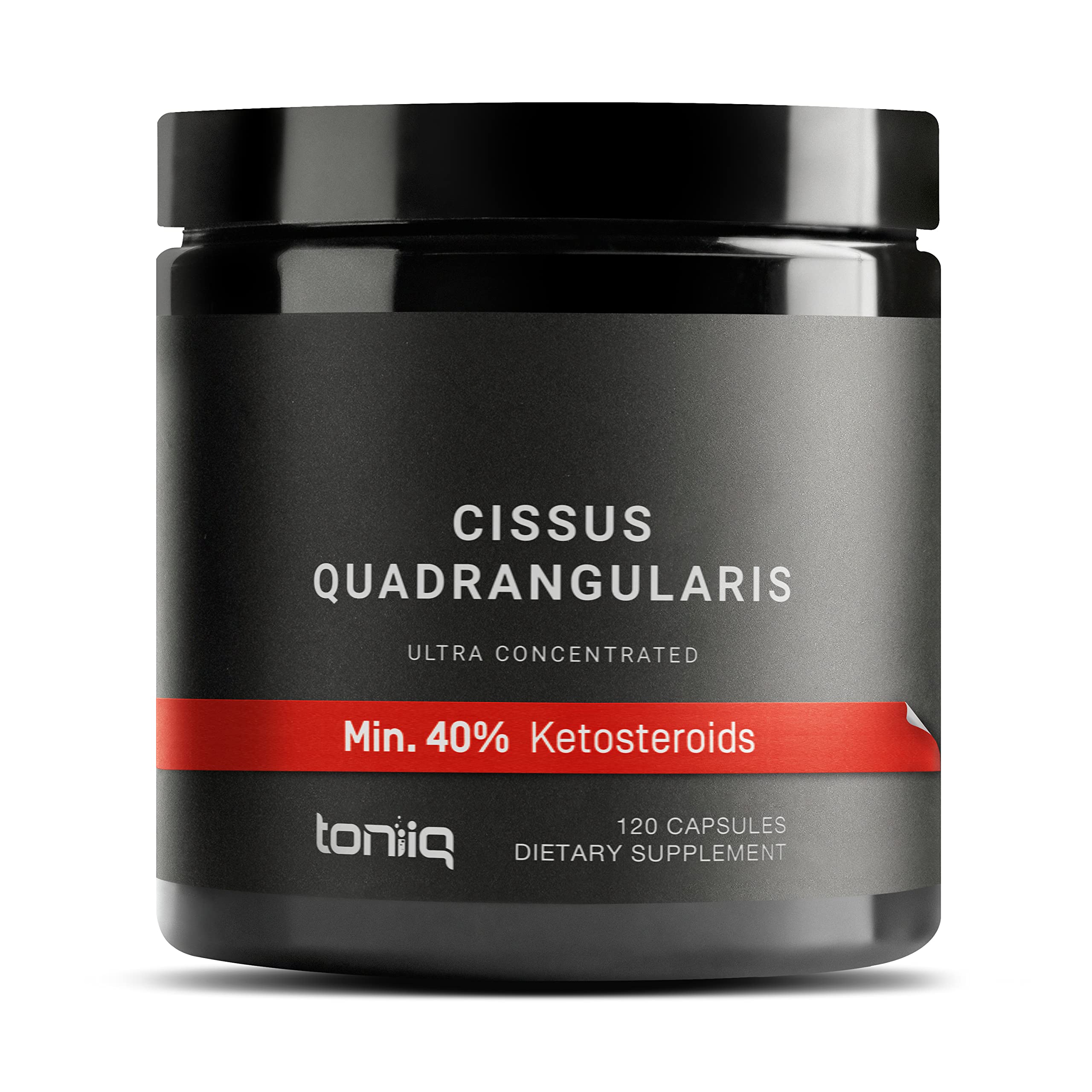 Toniiq Cissus Quadrangularis Capsules - Min. 40% Ketosteroids - Ultra High Strength Tendon and Joint Support Supplement - 1200mg Concentrated Cissus Extract - Wild Harvested in India - 120 Caps Toniiq uk supplements
