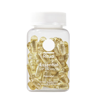 Ritual Essential for Women Postnatal Multivitamin - Postpartum Vitamin - Omega-3 DHA & Choline for Lactation Support, Vitamin A, C, D3 & Zinc Ritual uk supplements