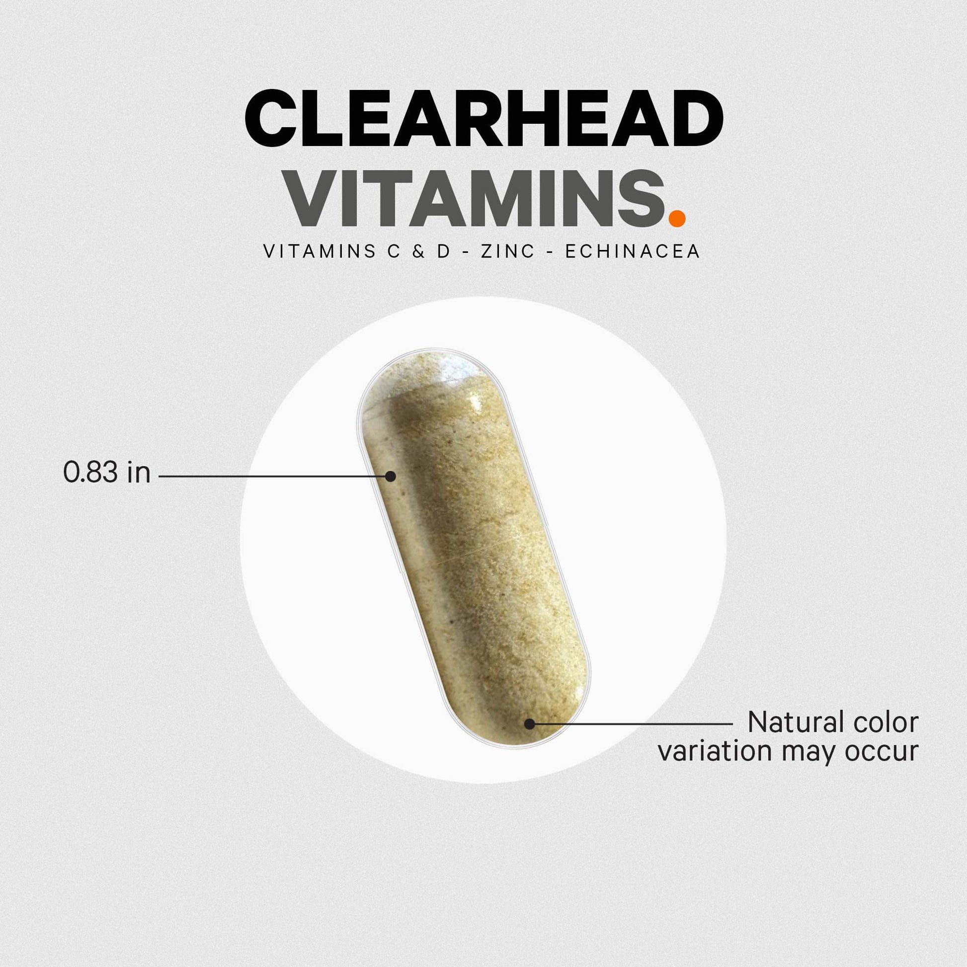 Codeage Clearhead Echinacea+ Supplement - Echinacea, Schisandra, Feverfew, Coptis, American Ginseng, Astragalus, Garlic, Probiotics, Vitamins C & D3, Zinc, Selenium - Clear Head Vitamin - 90 Capsules Codeage uk supplements