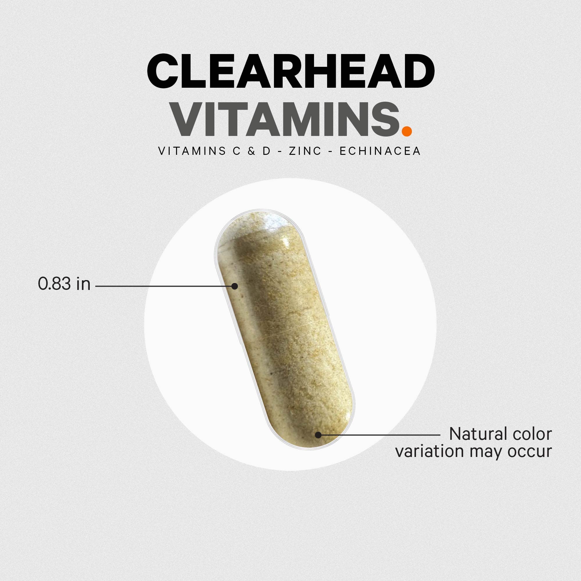Codeage Clearhead Echinacea+ Supplement - Echinacea, Schisandra, Feverfew, Coptis, American Ginseng, Astragalus, Garlic, Probiotics, Vitamins C & D3, Zinc, Selenium - Clear Head Vitamin - 90 Capsules Codeage uk supplements