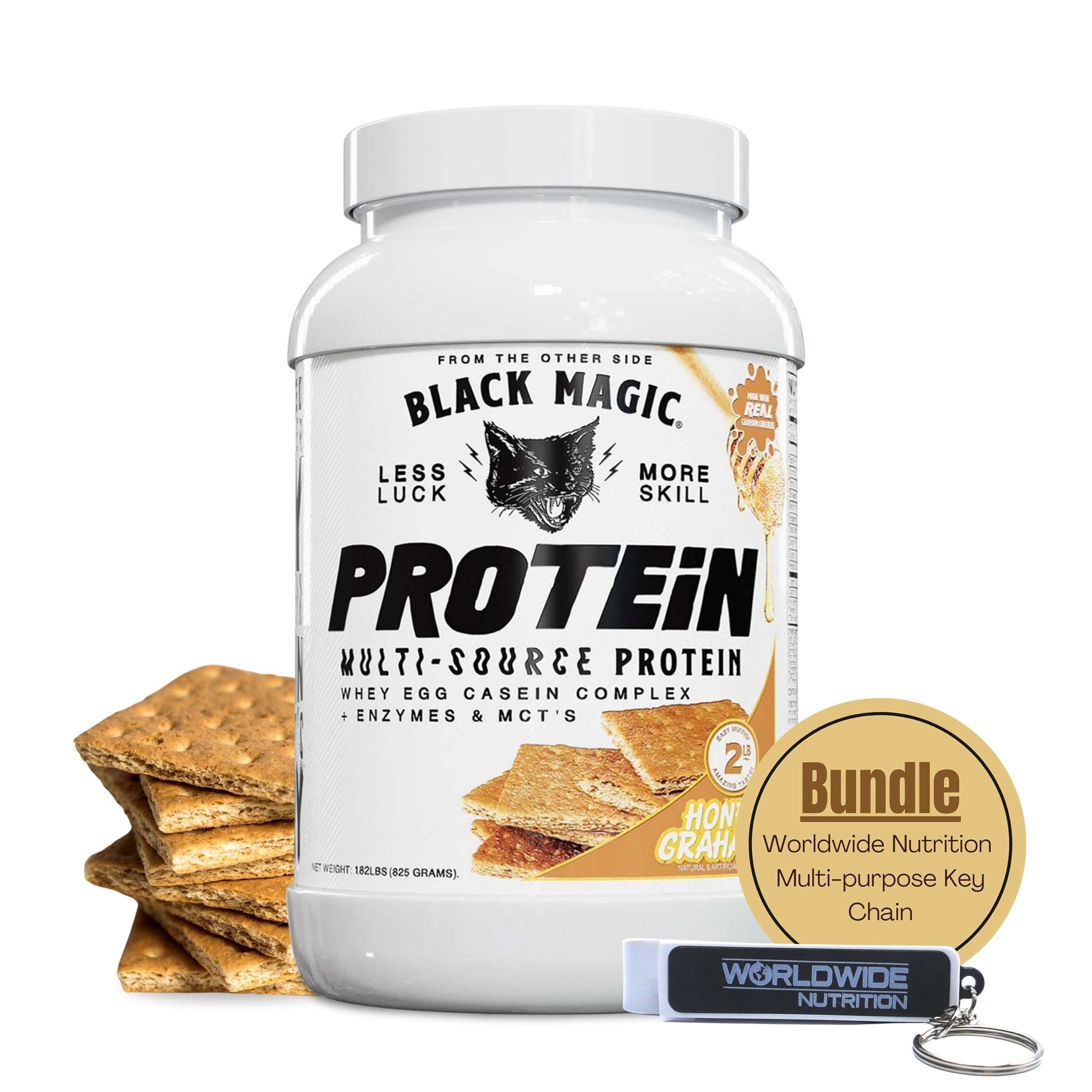 Worldwide Nutrition Bundle, 2 items: Black Magic Multi-Source Protein Powder - Whey Worldwide Nutrition uk supplements