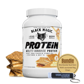 Worldwide Nutrition Bundle, 2 items: Black Magic Multi-Source Protein Powder - Whey Worldwide Nutrition uk supplements