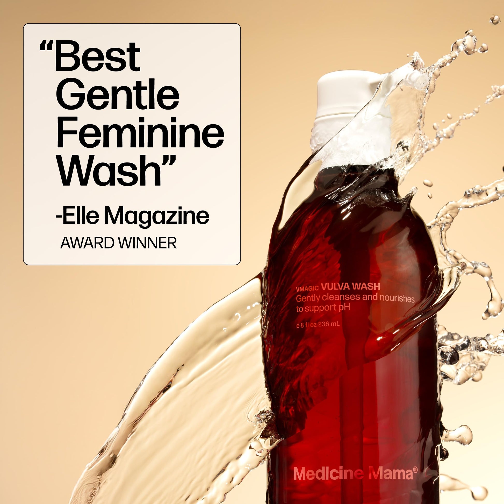 Medicine Mama's Apothecary Vmagic Gentle Feminine Wash pH Balanced to Cleanse and Rejuvenate Intimate Skin with Chamomile, Collagen, Vitamin E and Sage – Hormone Free — 8 oz Medicine Mama's Apothecary uk supplements