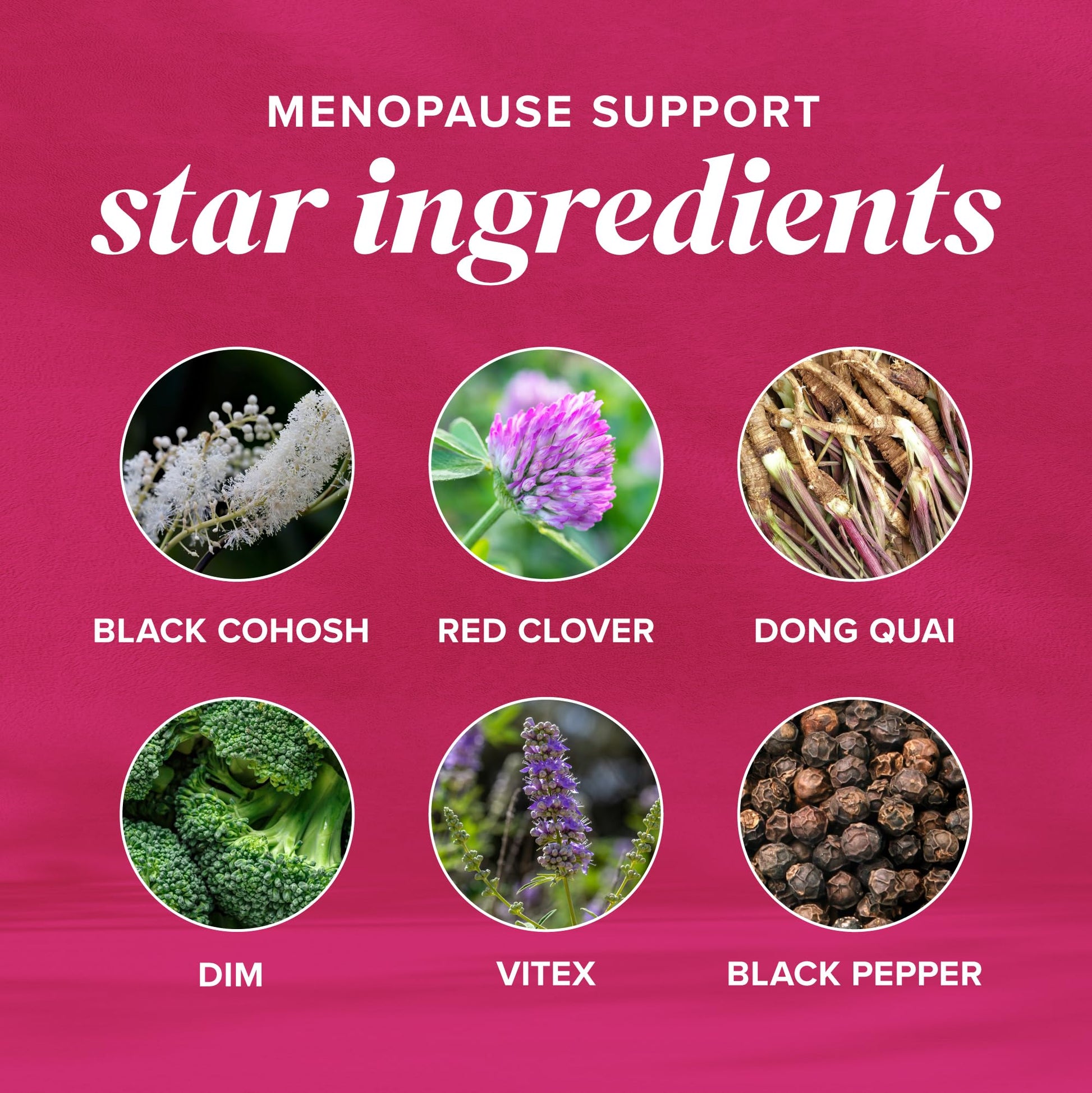 Menopause Vitamins Beadlets with Black Cohosh, Red Clover & More | Hot Flashes, Night Sweats & Mood Support | Menopause Supplements for Women with Dong Quai, Chaste Tree Berry & DIM | Non-GMO 30ct SMNutrition uk supplements