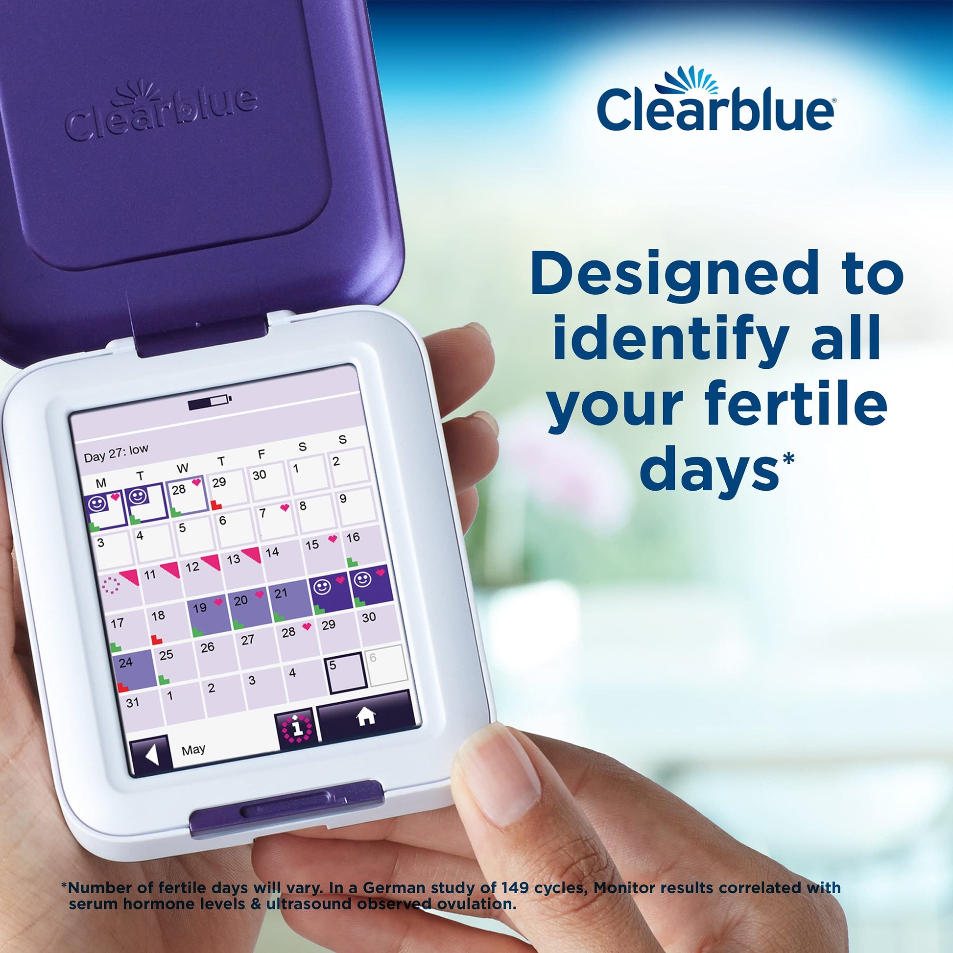 Clearblue Fertility Monitor, Touch Screen, 1 Count Clearblue uk supplements