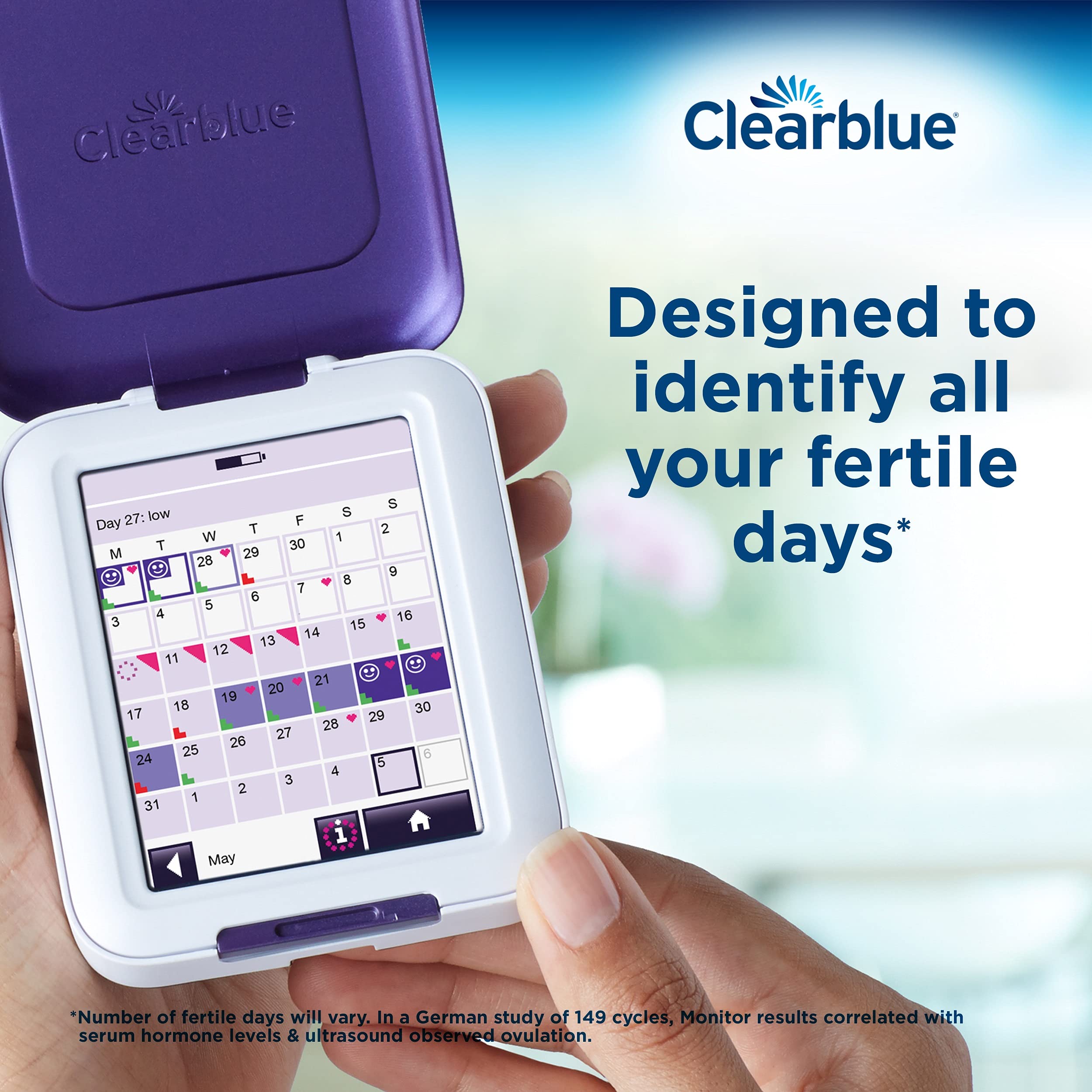 Clearblue Fertility Monitor, Touch Screen, 1 Count Clearblue uk supplements
