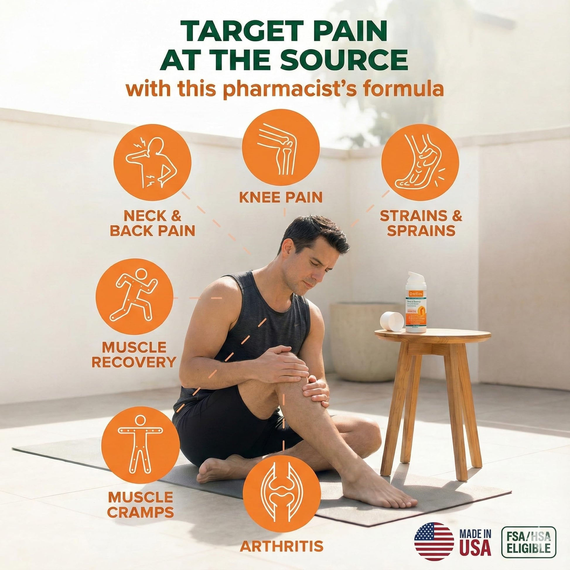 FLEXIGEN, Frankincense Pain Relief Cream Lotion– 3.2 oz Spray Pump – Natural Rub for Arthritis, Menthol Therapy Joint & Muscle Pain – Cooling Formula, Pleasant Scent – Topical OTC FLEXIGEN uk supplements