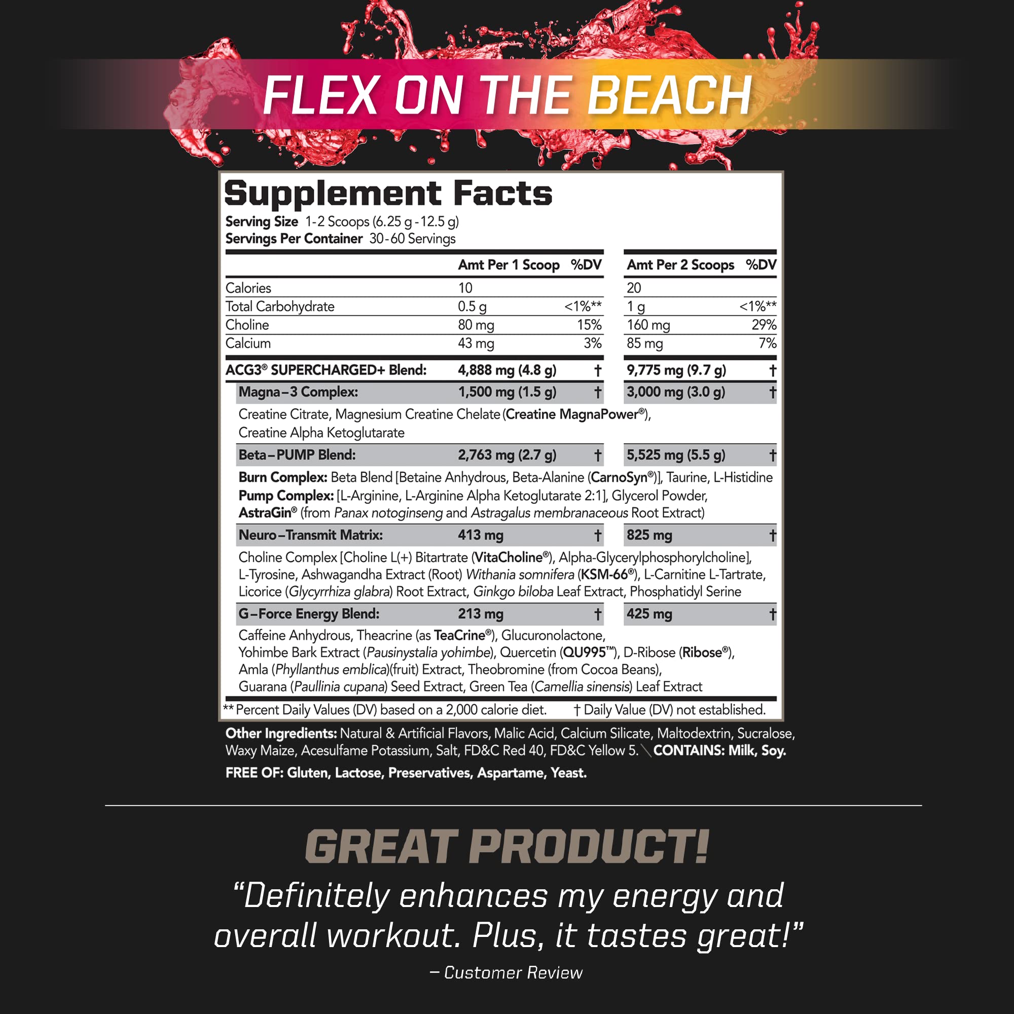 PMD Sports ACG3 Supercharged - Pre Workout - Powerful Strength, High Energy, Maximize PMD uk supplements