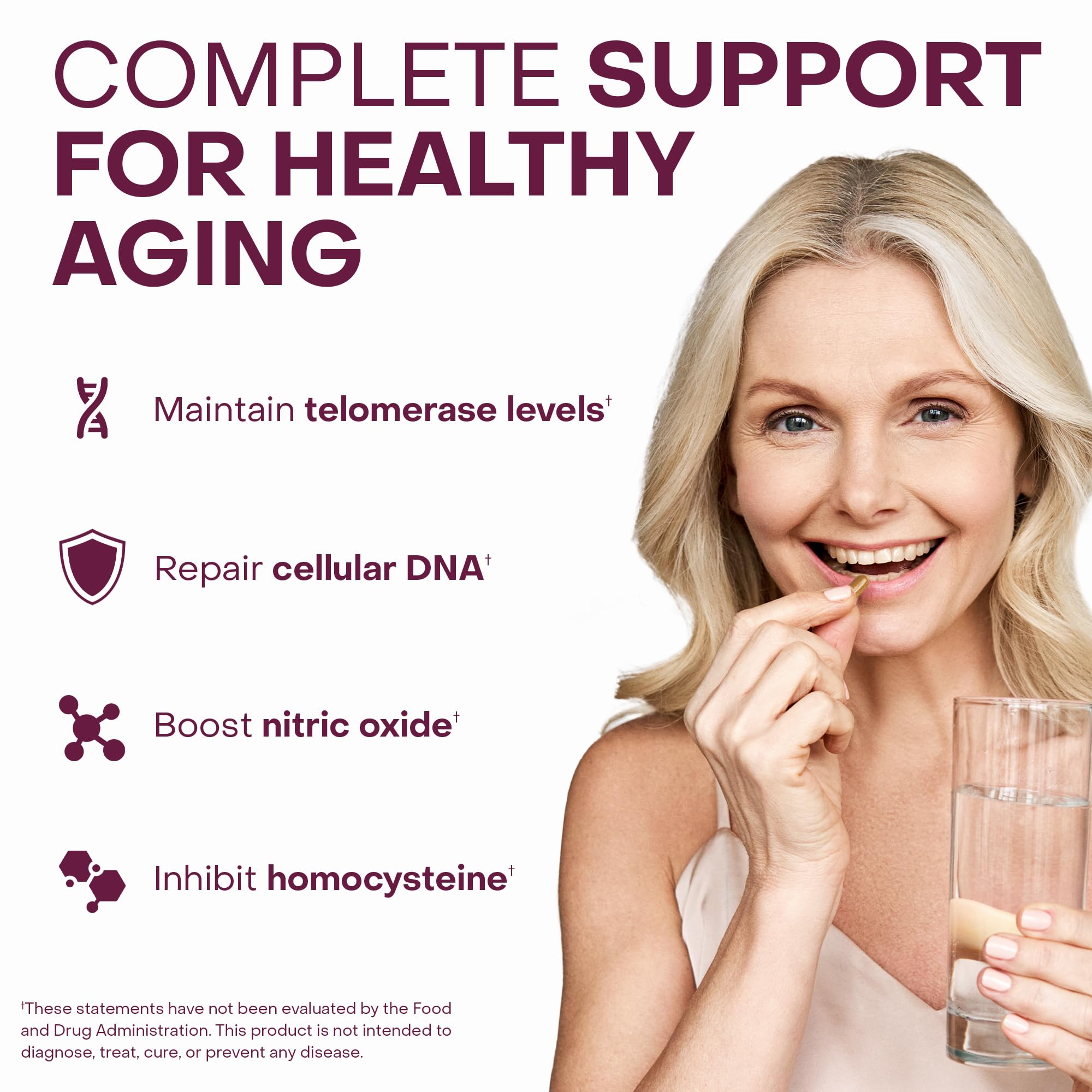Healthycell Telomere Length Supplement - Anti-Aging Telomere Lengthening Supplements with Phytonutrients & Vitamins for Cellular Health - AC-11, Astragalus & Resveratrol - 30 Capsules Healthycell uk supplements