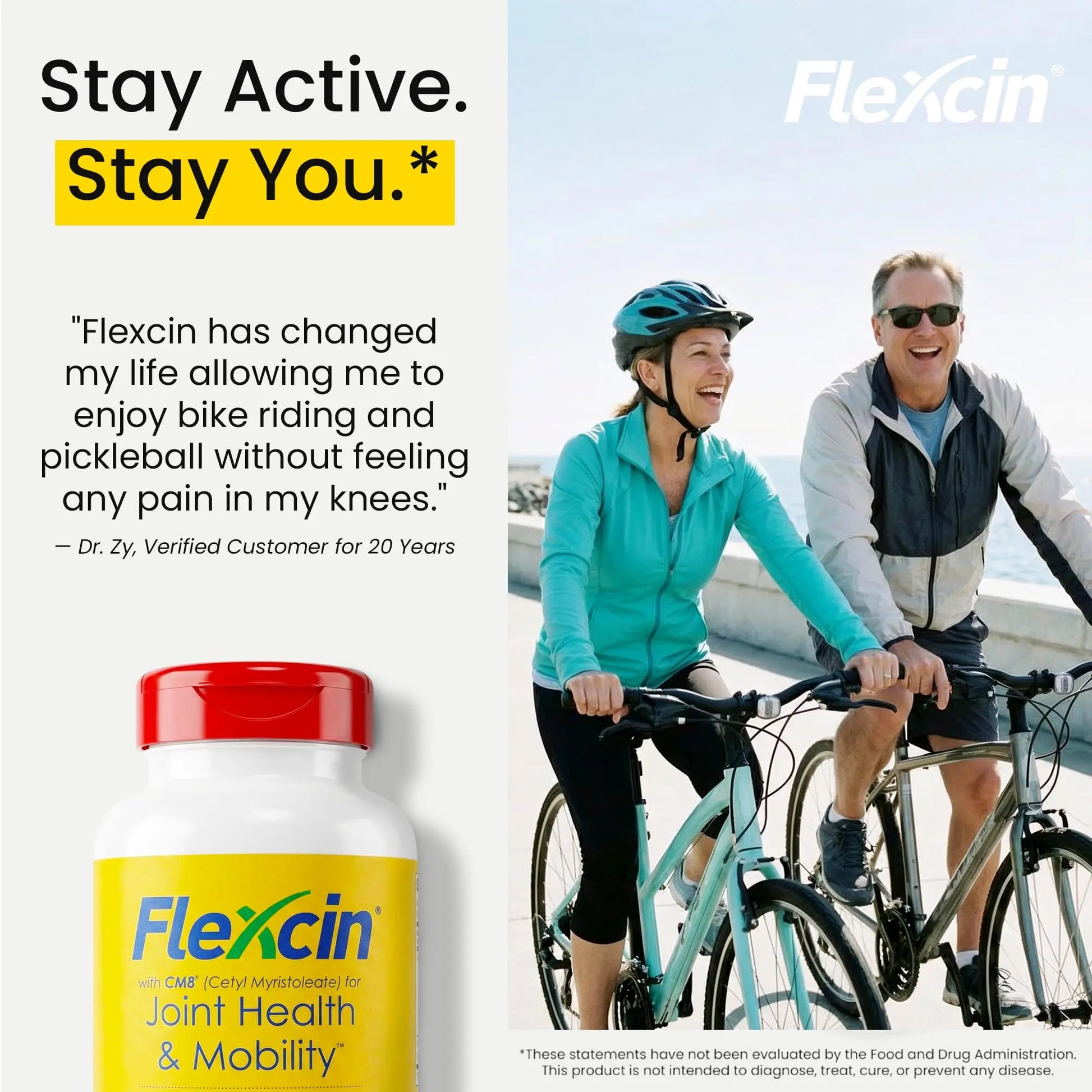Flexcin Extra Strength Joint Formula with CM8 (Cetyl Myristoleate) - Joint Supplements for Men and Women with Glucosamine, MSM, Collagen Type II - 120 Capsules Flexcin uk supplements