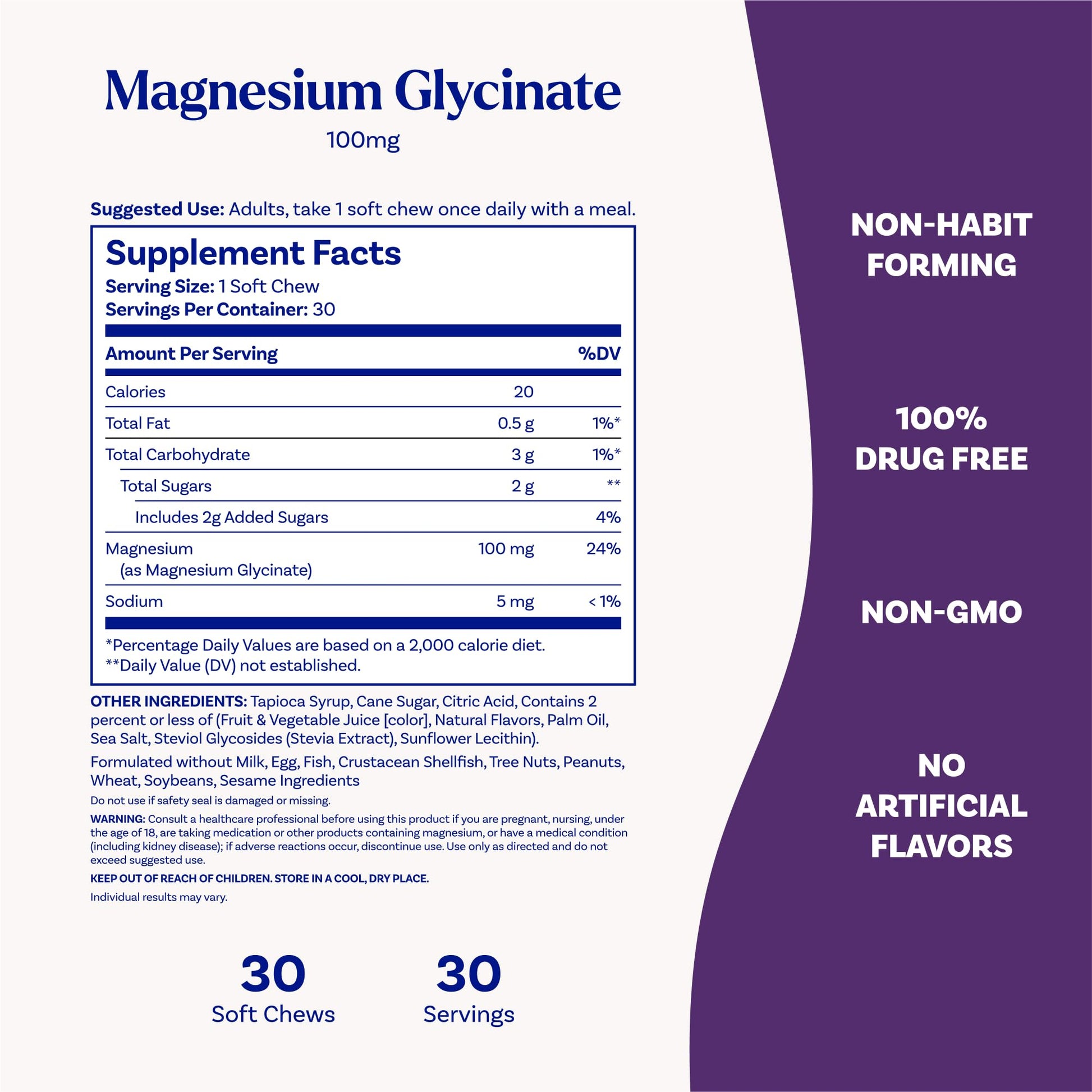 Natrol Magnesium Glycinate Supplements 100mg, Cherry Lemon Soft Chews for Healthy Sleep and Body, Magnesium Glycinate 100mg, Up to a 30 Day Supply Natrol uk supplements