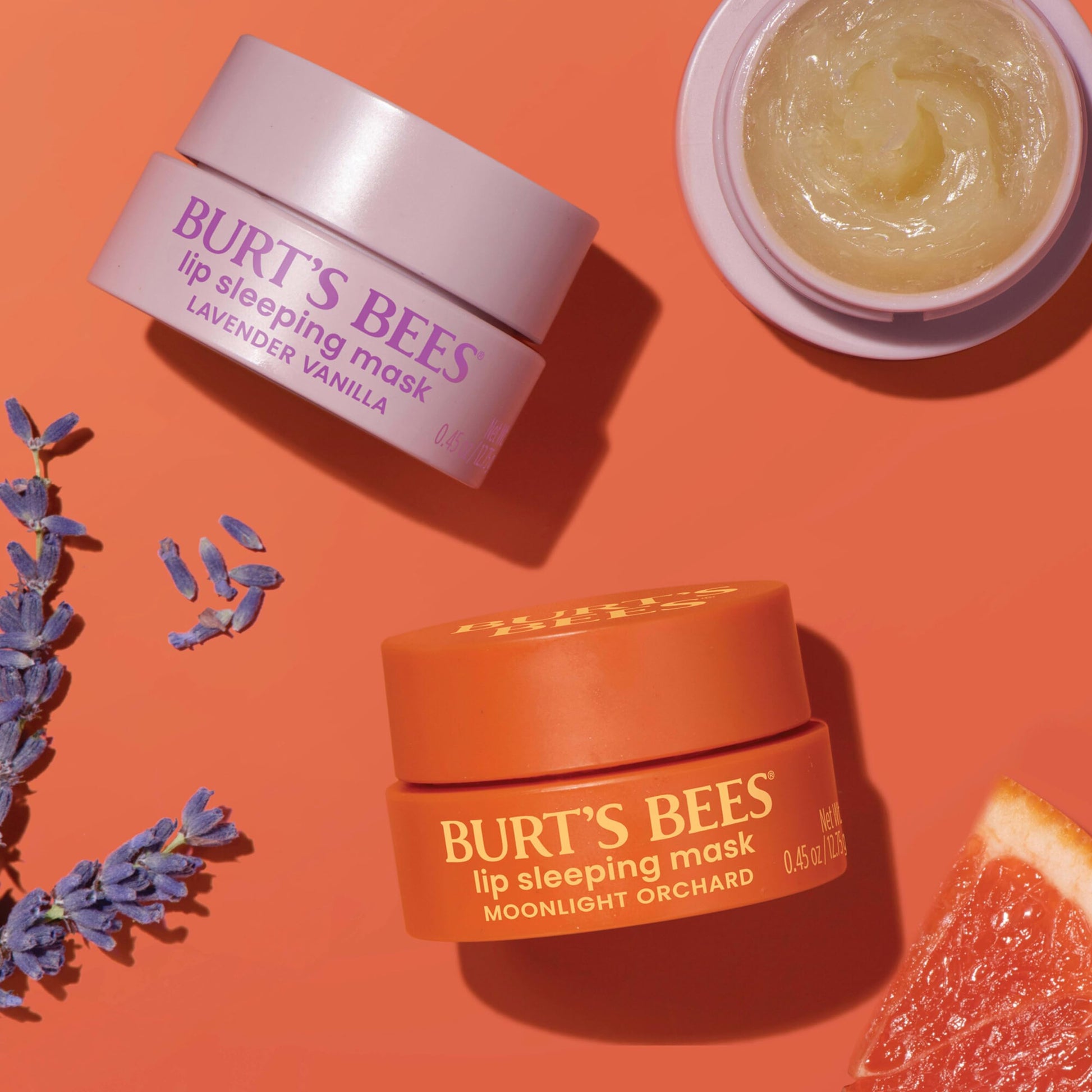Burt’s Bees Lavender Vanilla Lip Sleeping Mask, With Hyaluronic Acid and Squalane Moisturizer To Instantly Hydrate Lips, Overnight Mask and Treatment, 0.45 oz. Burt's Bees uk supplements