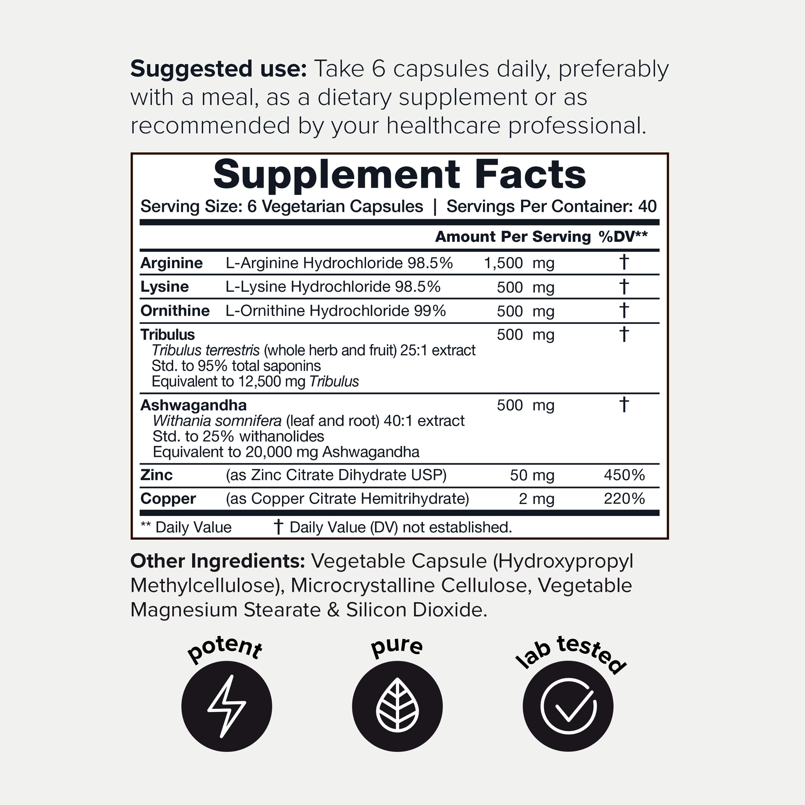 HGH Supplements for Men & Women (240 Count) 3,550mg+ Support Muscle Growth Toniiq uk supplements