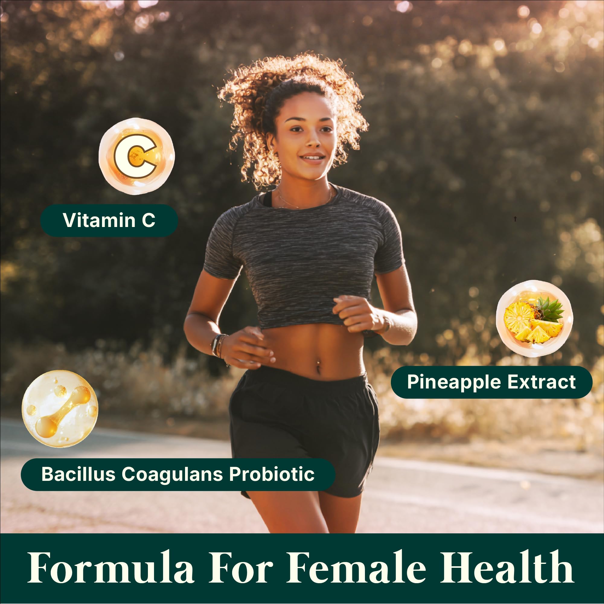 Zontixyrl Premium Feminine Balance Gummies Women - Pineapple Gummies for Women pH Probiotic and Immune Support Vegan Gluten Free 60 Gummies 30 Servings Zontixyrl uk supplements