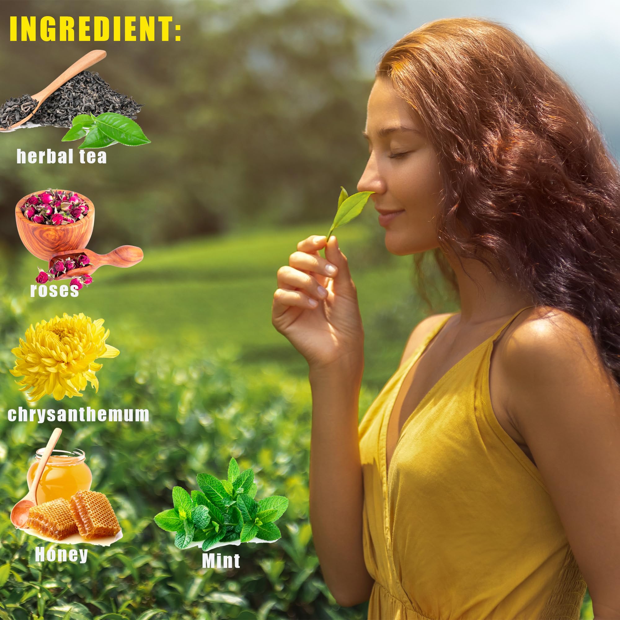 Honey and rose Herbal Cigarettes - Tobacco and Nicotine Free 2 Packs xuan chi uk supplements