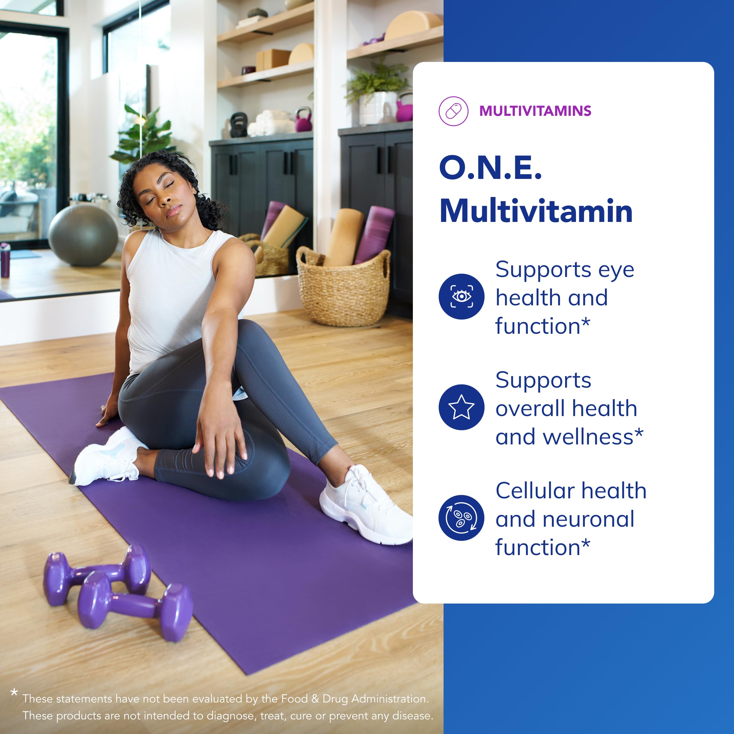 Pure Encapsulations O.N.E. Multivitamin - Once Daily Multivitamin with Antioxidant Complex Metafolin, CoQ10, and Lutein to Support Vision, Cognitive Function, and Cellular Health* - 60 Capsules Pure Encapsulations uk supplements