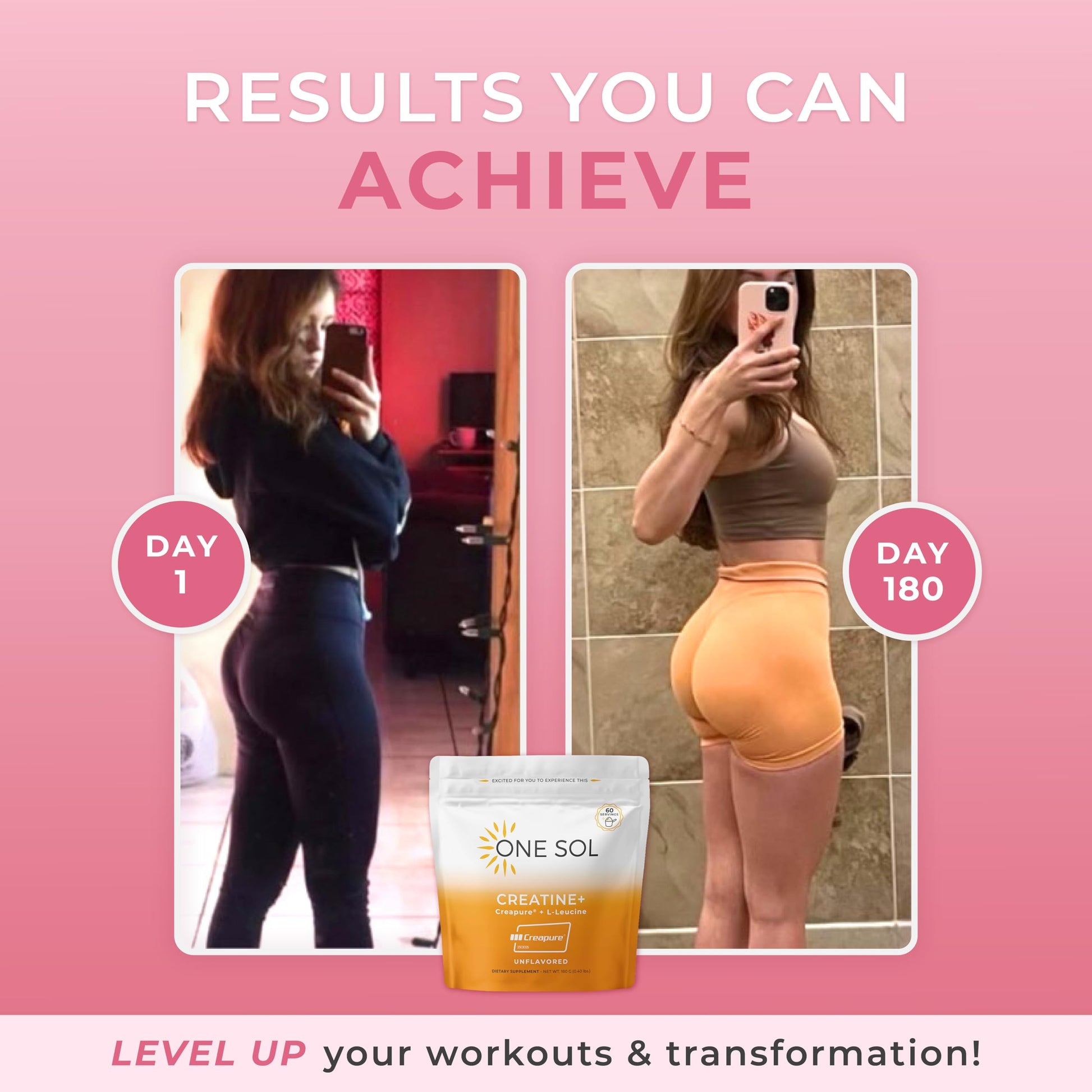 One Sol Creatine for Women, All Natural Women’s Creatine Powder w Creapure & Leucine, Increase Lean Muscle Mass, Reduce Recovery Time, Promotes Brain & Bone Health (Unflavored, 60 Servings) One Sol uk supplements