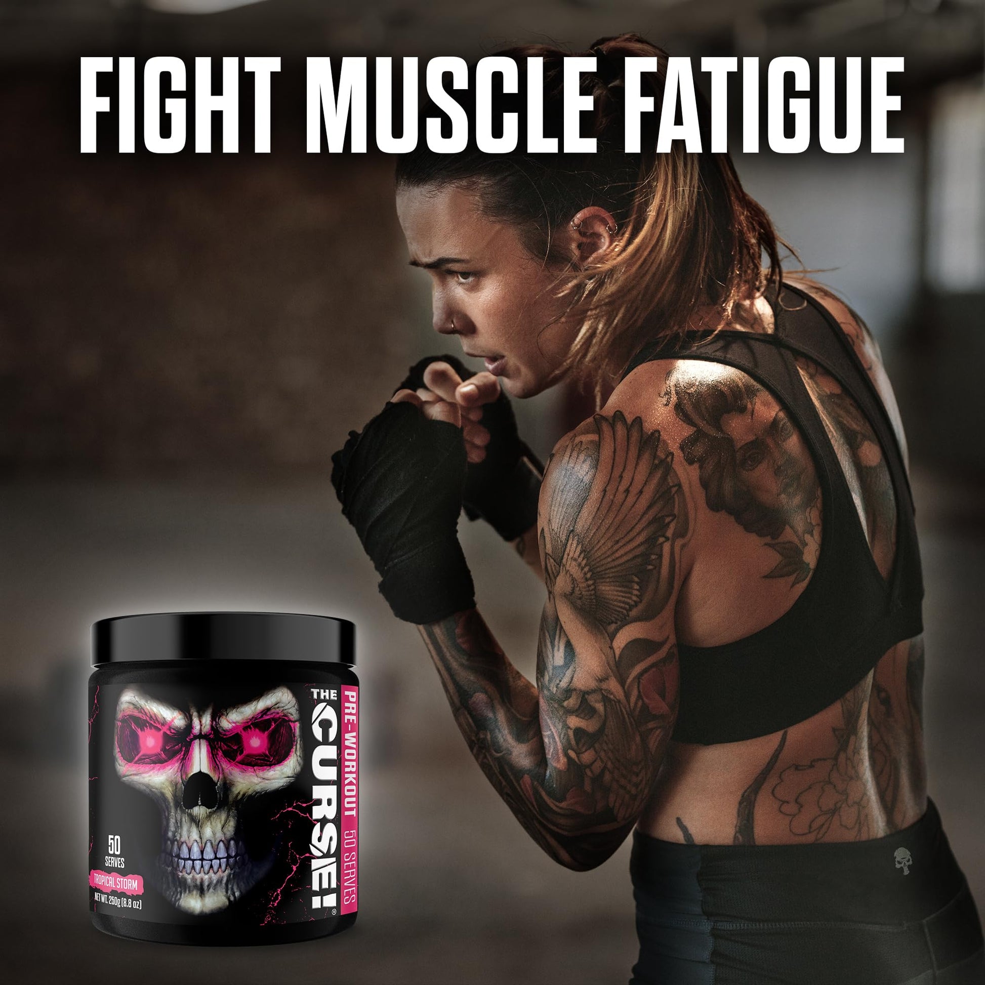 JNX SPORTS The Curse! Pre Workout Powder - Tropical Storm 50 Servings | Preworkout JNX SPORTS uk supplements