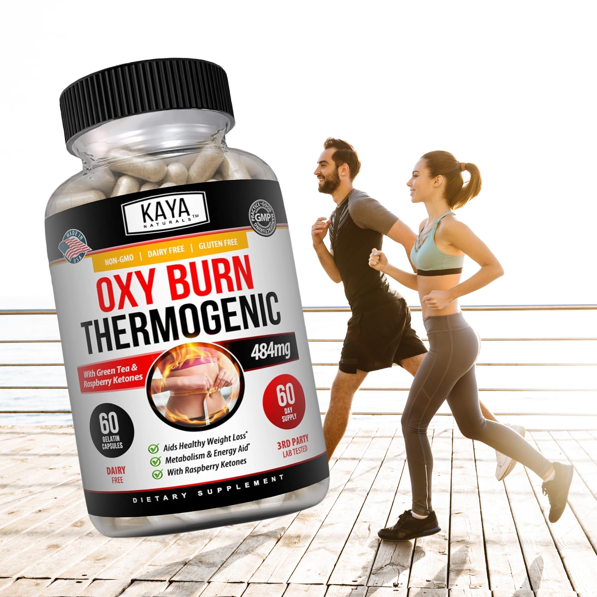 Kaya Naturals Oxy Burn - Weight Loss Pills for Women & Men - Appetite Suppressant Kaya Naturals uk supplements