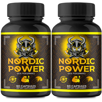 Nordic Power Pills, Official Nordic Power Capsules - Maximum Strength Energy, Stamina and Performance, Premium Formula to Support Overall Well-Being, Natural NordicPower Pastillas Review (2 Pack) IDEAL PERFORMANCE uk supplements