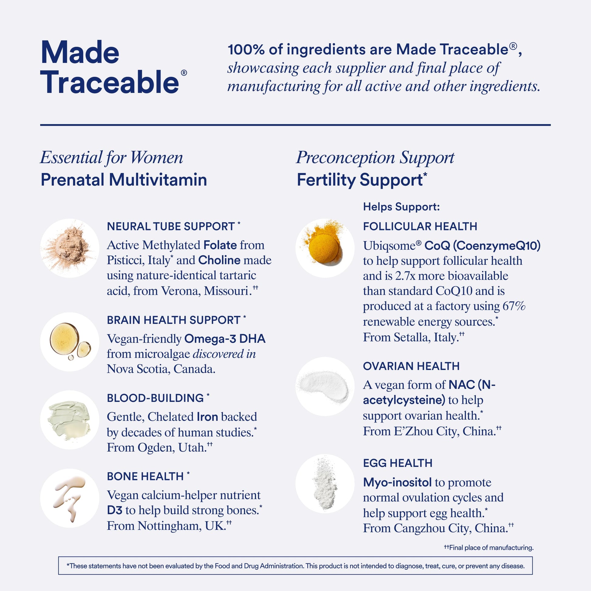 Ritual Preconception Bundle: Essential for Women Prenatal Multivitamin and Lemony Fertility Support Drink Mix Supplement with NAC, CoQ10, and Myo-Inositol. Vegan and Formulated to Support Her.* Ritual uk supplements
