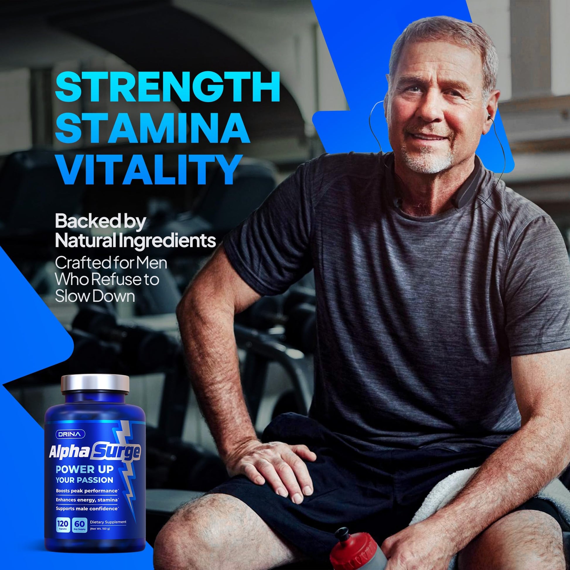 Pills for Men Fast Acting - Male Enhancing Supplement Testosterone Booster - Blood Flow, Libido, Size, Girth, Hardness, Stamina, Enlargement, Growth - Natural Performance Enhancer - 2 Month Supply DRINA uk supplements