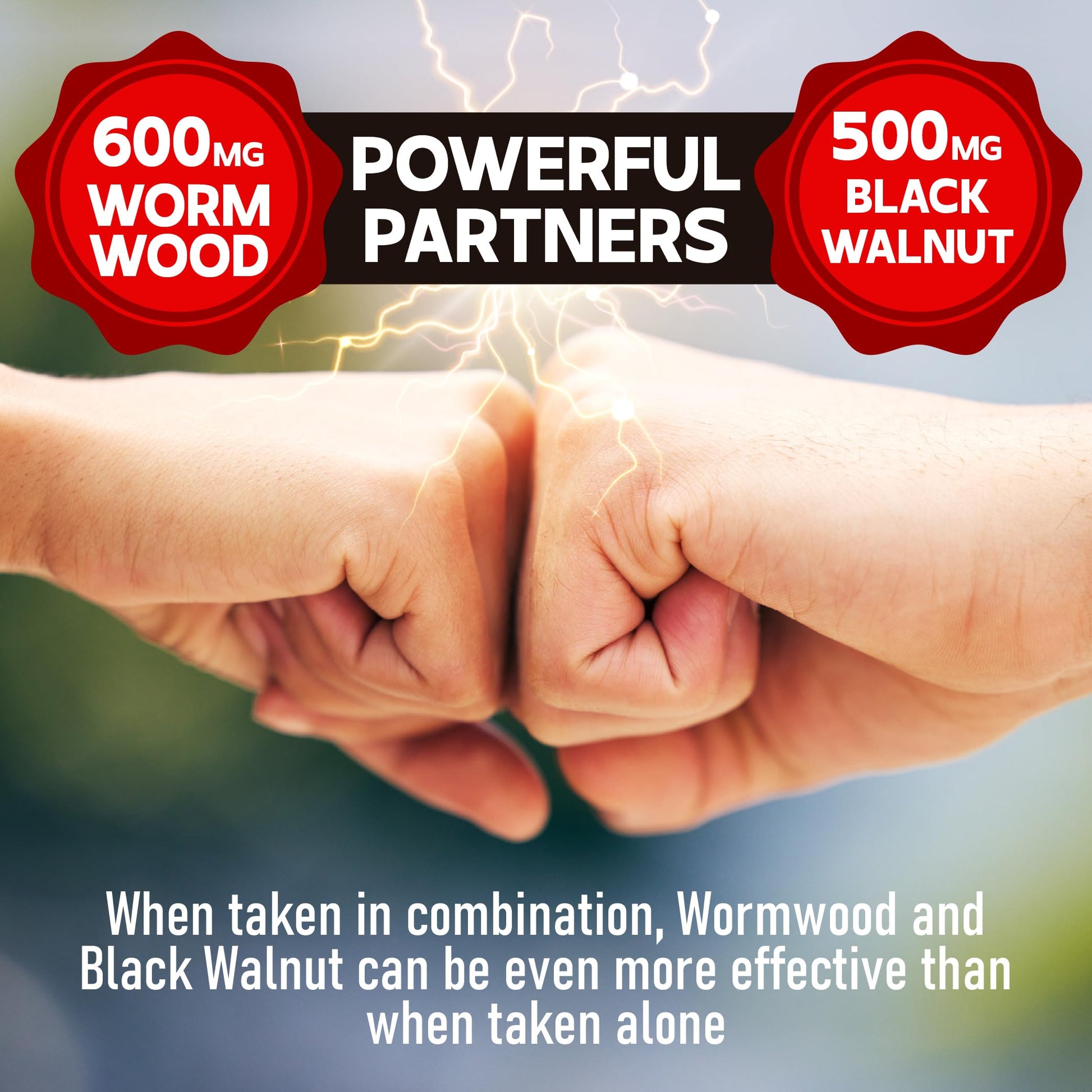 DEDICAD Sweet Wormwood Capsules 1500mg with Black Walnut & Cloves - 240 Vegan Capsules - Artemisia Annua Supplement for Immunity DEDICAD uk supplements