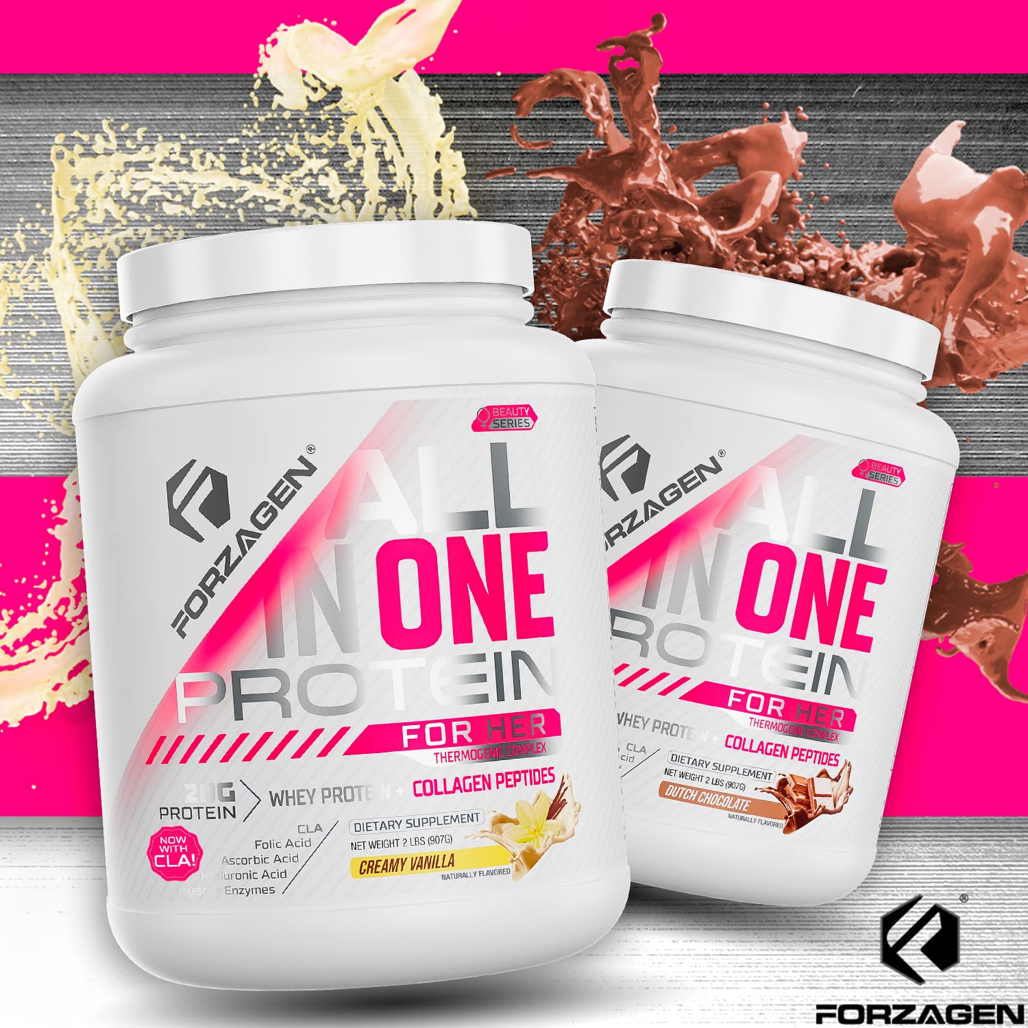 Forzagen All in One Protein for Her, Protein Powder for Women with Collagen Peptides Forzagen uk supplements