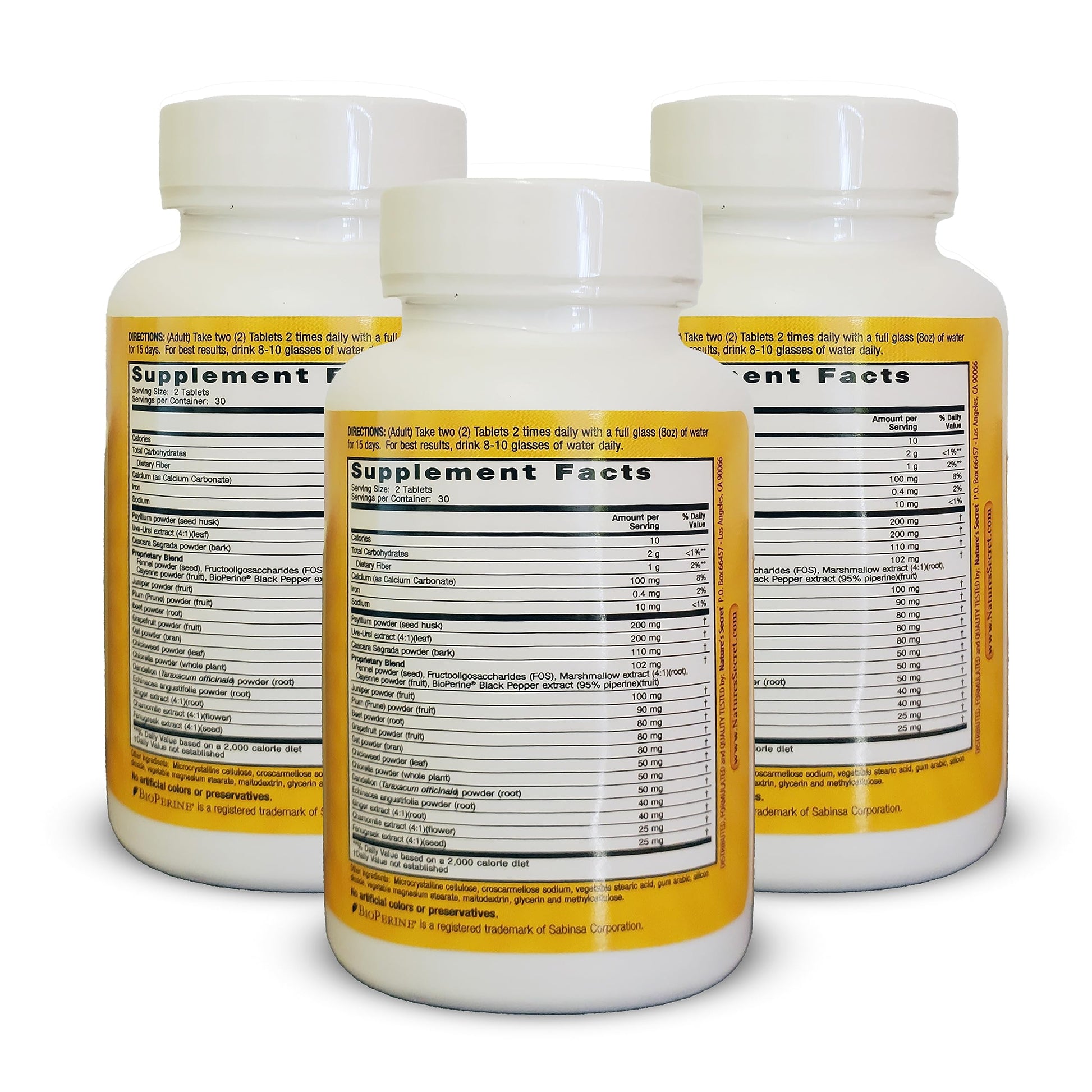 Nature's Secret 15-Day Weight Loss Support Cleanse & Flush (Pack of 3) Nature's Secret uk supplements