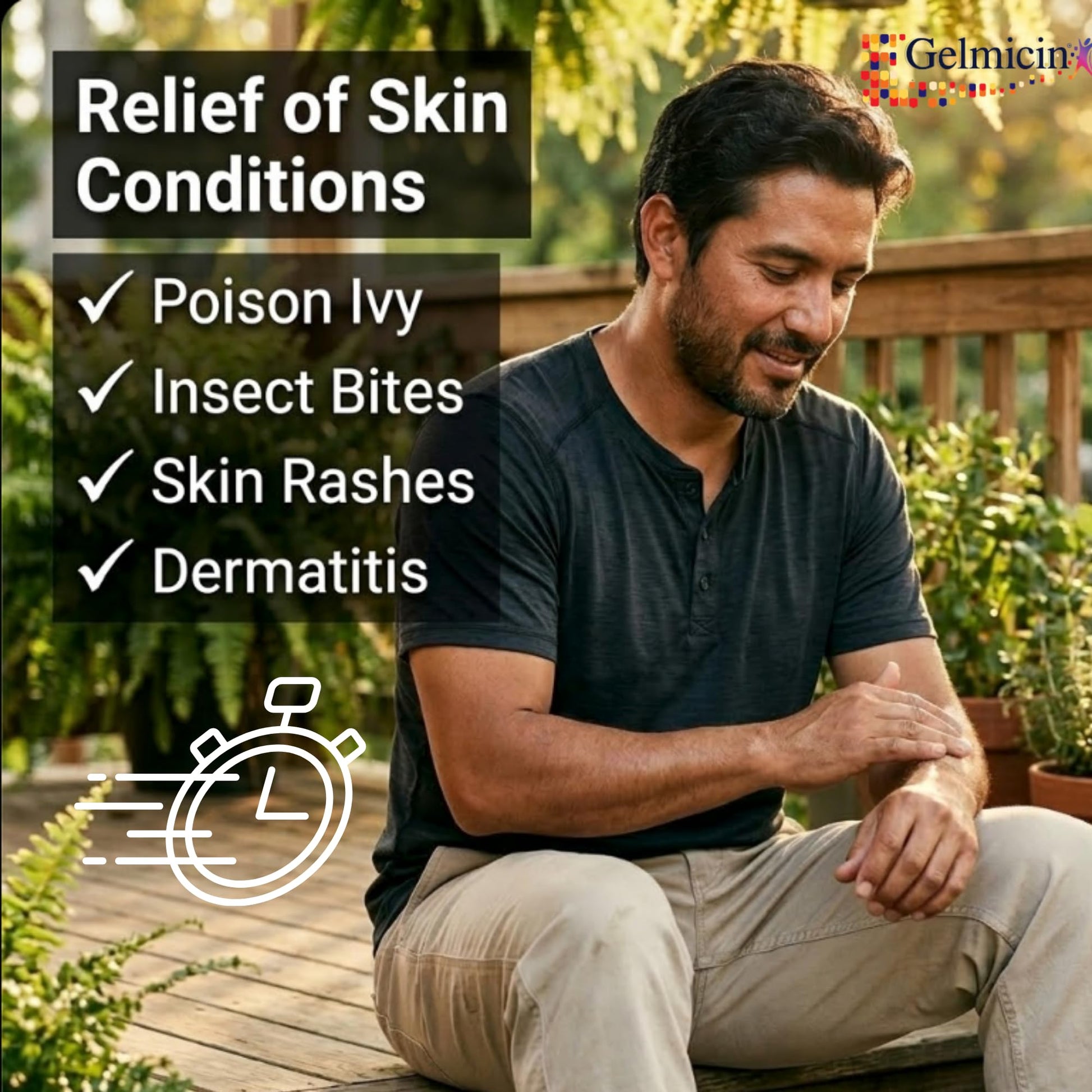 Gelmicin Cream 40g Skin Allergies, Skin Itch, Skin Rashes, Poison Ivy Relief- Contains 1.41 oz Gelmicin uk supplements