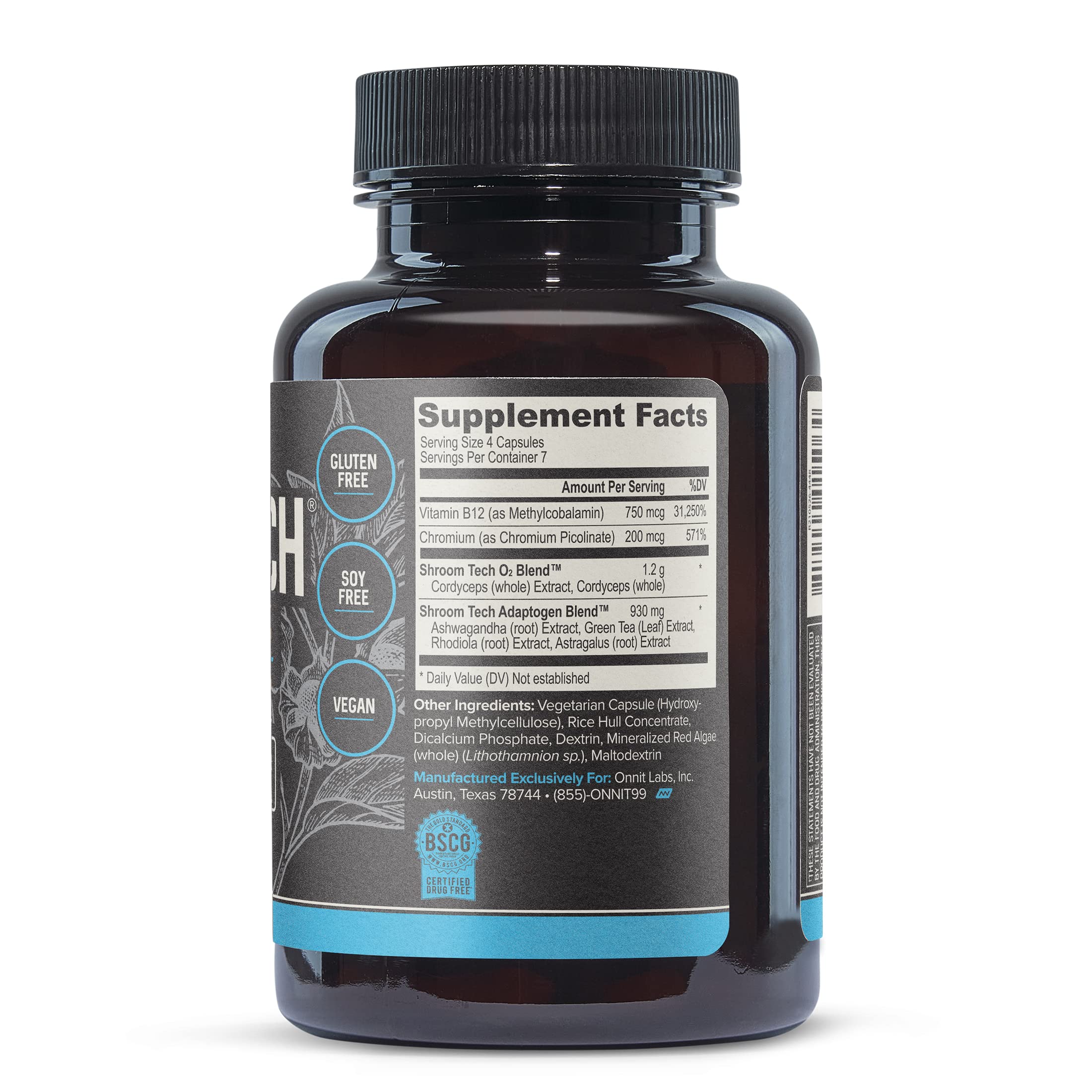 Onnit Shroom Tech SPORT: Clinically Studied Preworkout Supplement with Cordyceps ONNIT uk supplements