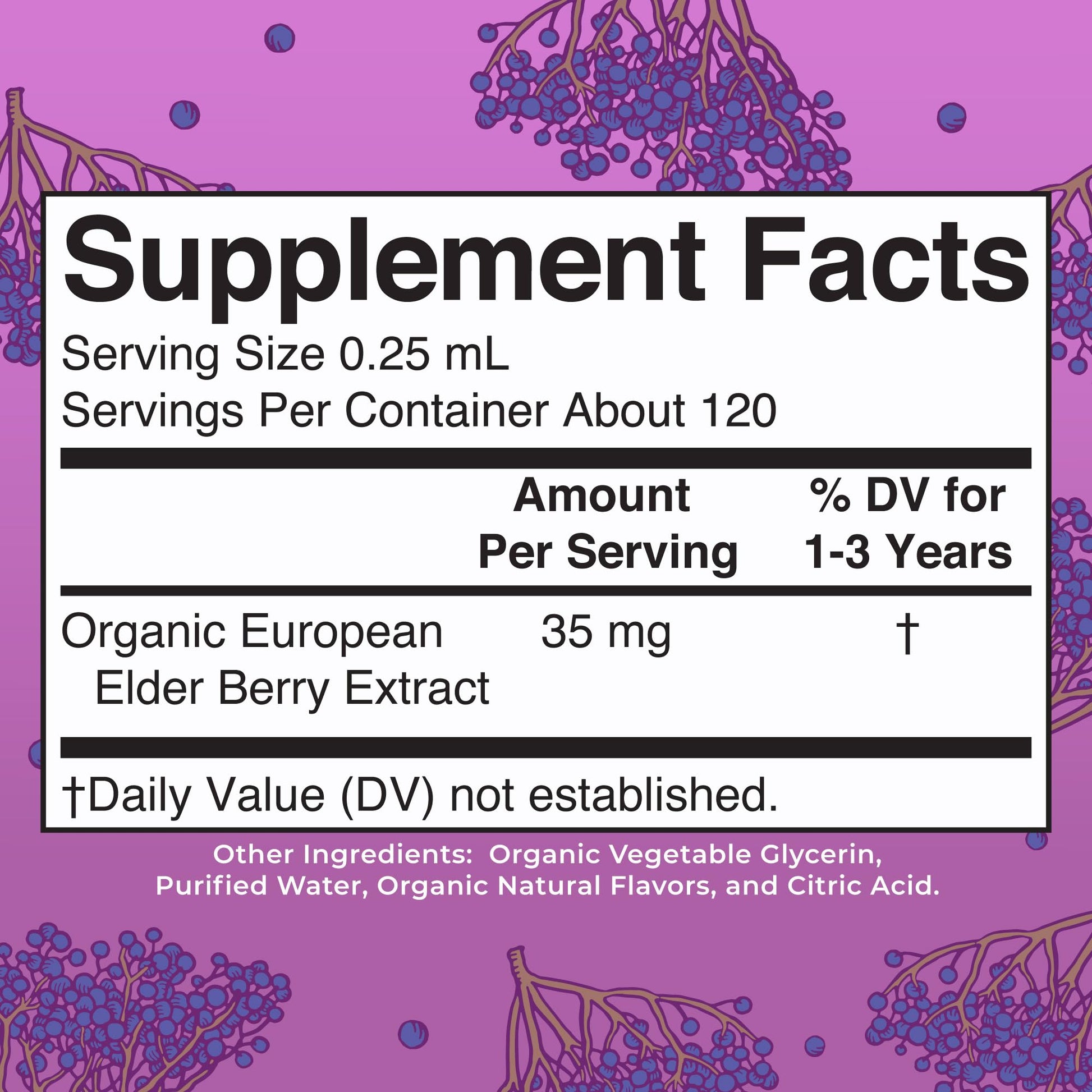 MaryRuth Organics Toddler Elderberry Syrup, USDA Organic Elderberry, Sugar Free Kids Immune Support Supplement for Ages 1-3 Years, Clean Label Project Verified®, Vegan, Non-GMO, Gluten Free, 1 Fl Oz MARYRUTH'S uk supplements