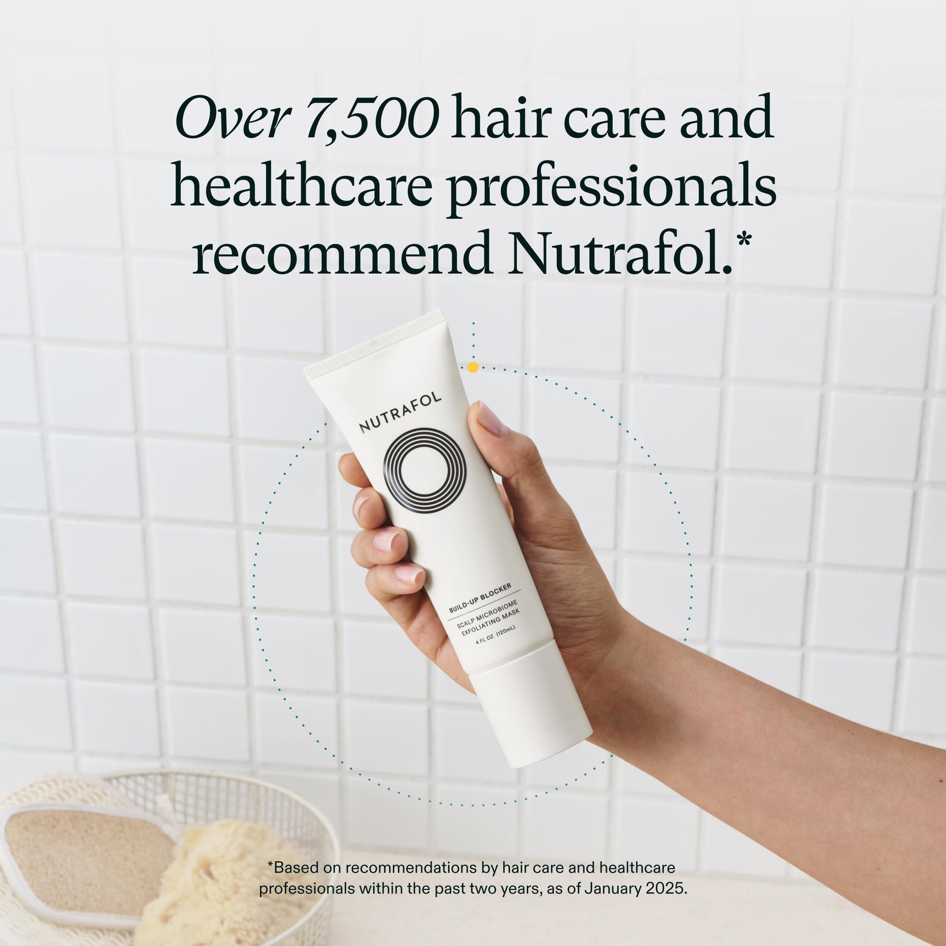 Nutrafol Exfoliating Scalp Mask, Eliminates Product Build-up and Oil for Healthier Hair and Scalp, Physician-formulated for Thinning Hair, Color and Extension Safe - 4 Fl Oz Bottle Nutrafol uk supplements