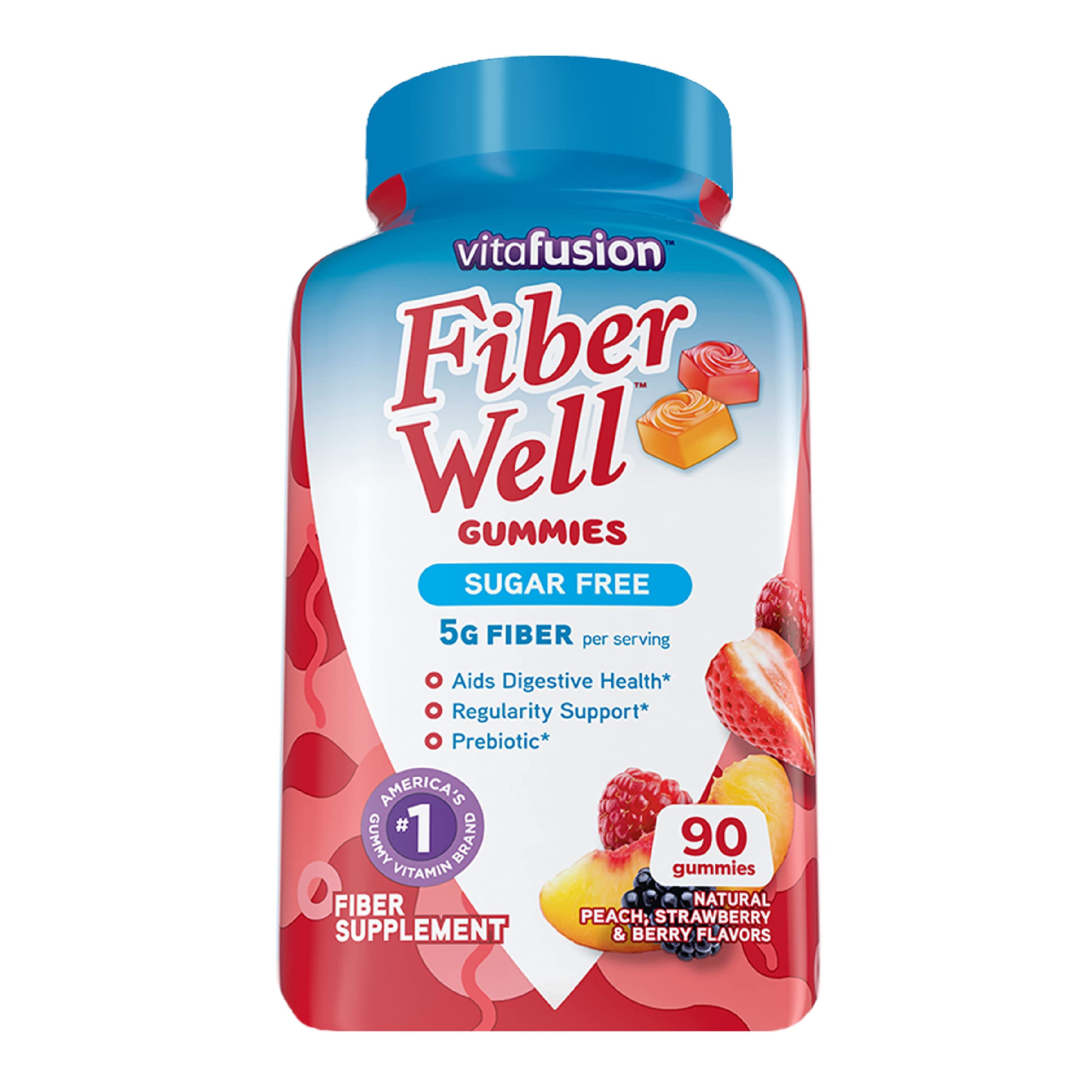 Vitafusion Fiber Well Sugar Free Fiber Supplement & Digestive Advantage Probiotic Vitafusion uk supplements