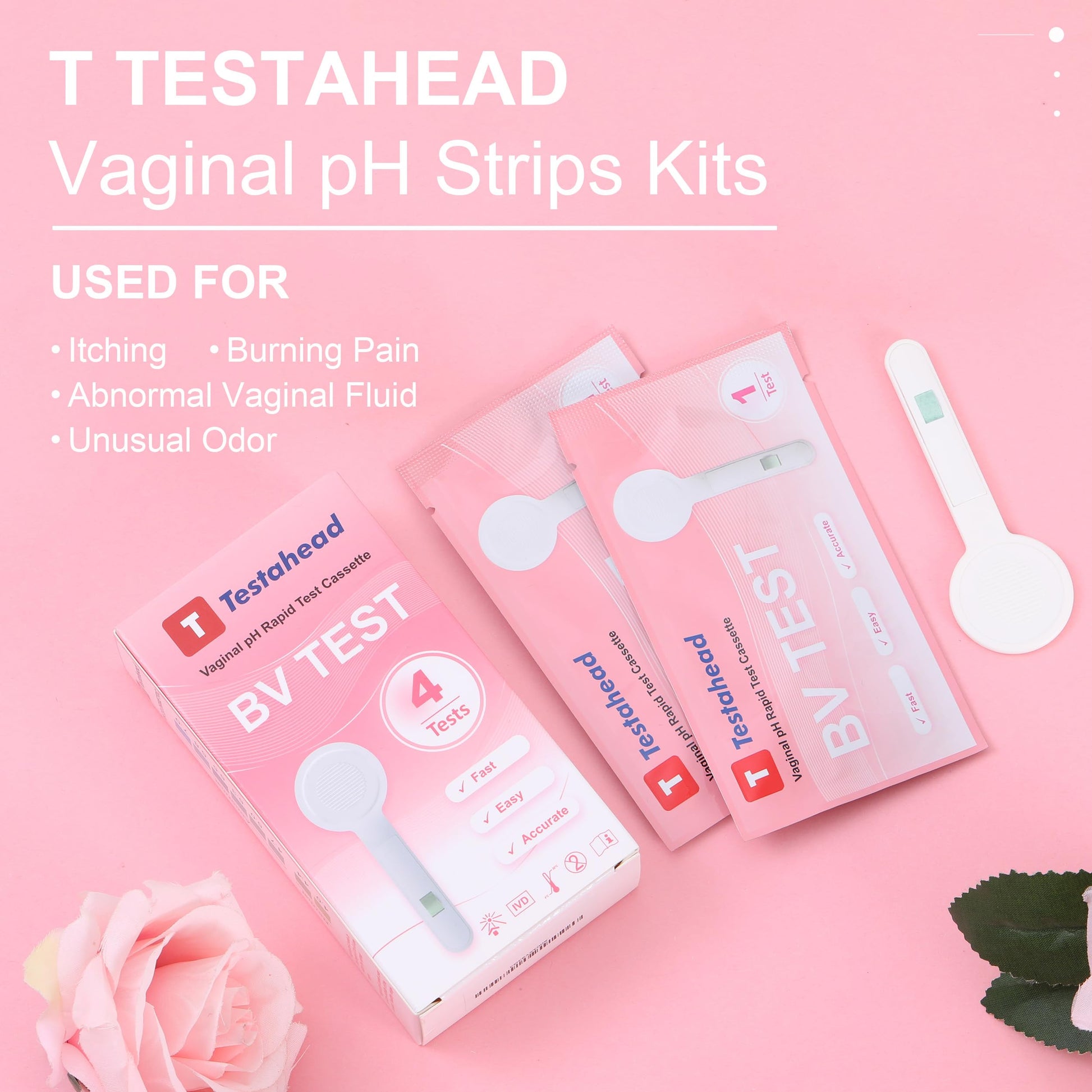 T TESTAHEAD Vaginal pH Test Strips, Feminine Health Vaginal pH Test Strips Kits T TESTAHEAD uk supplements