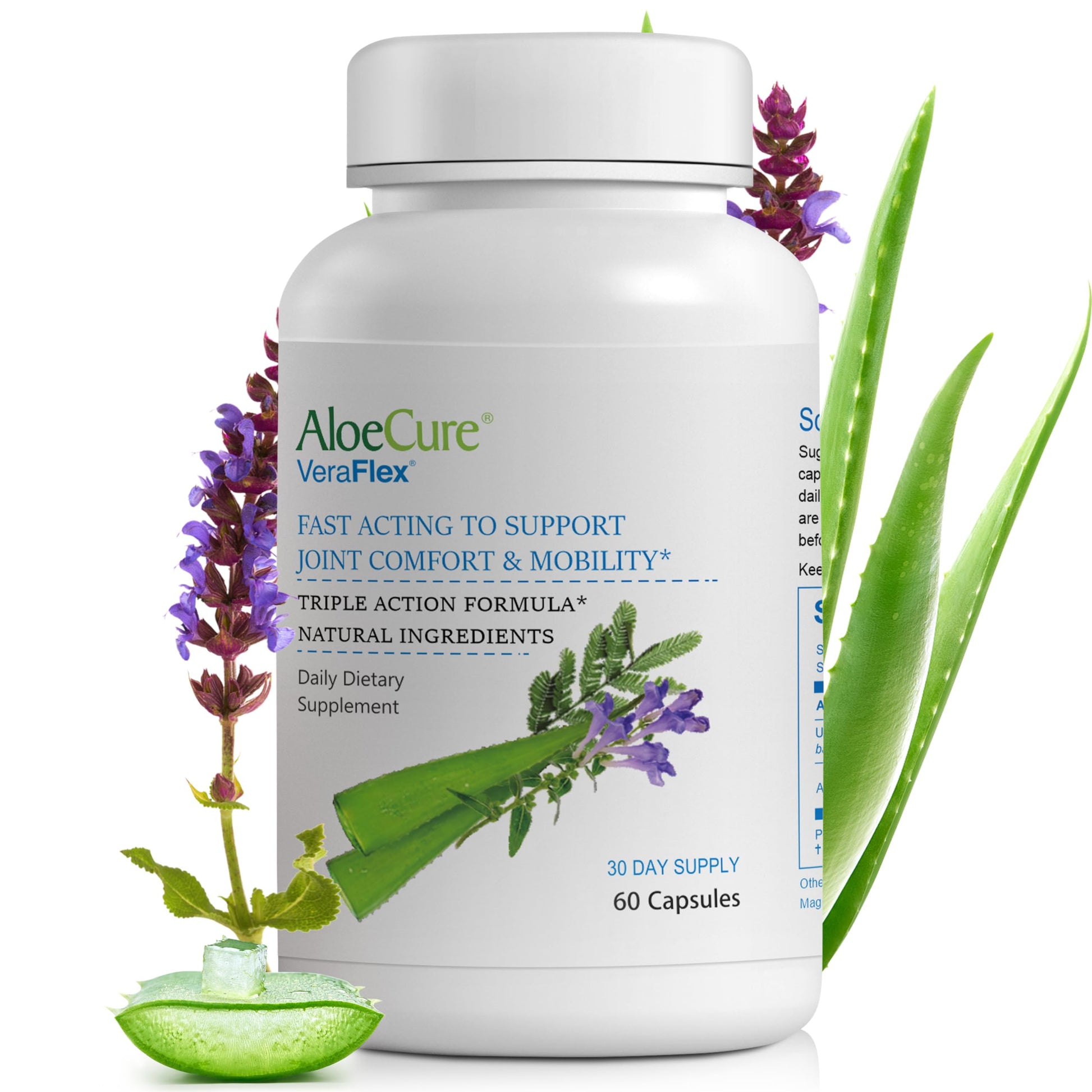 AloeCure VeraFlex Natural Joint Support Supplement with USDA Organic Aloe Vera AloeCure uk supplements